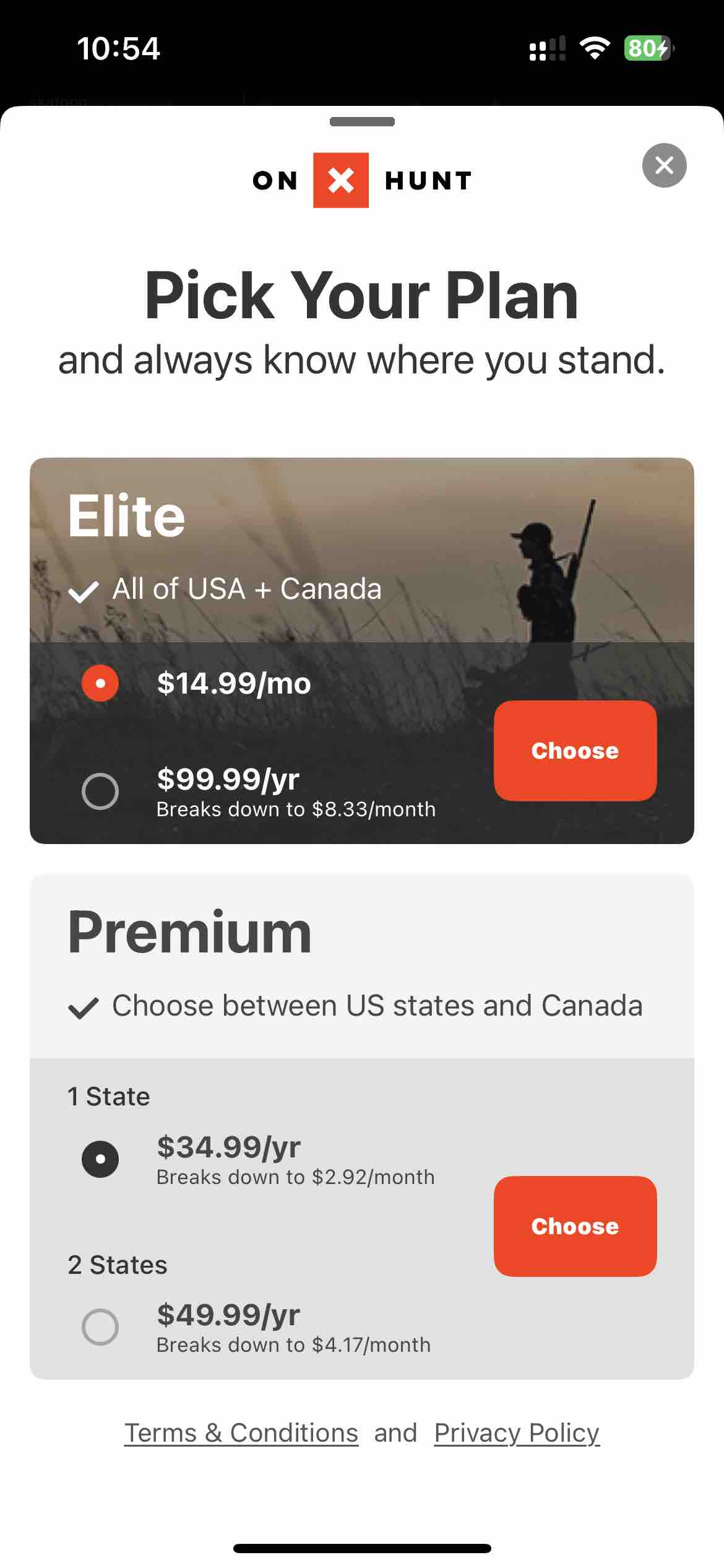 onX Hunt: GPS Hunting Maps