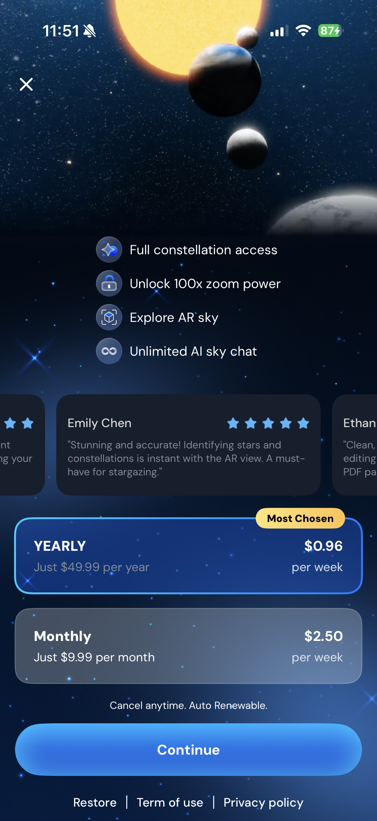 Star Gazer - Live Sky View Map