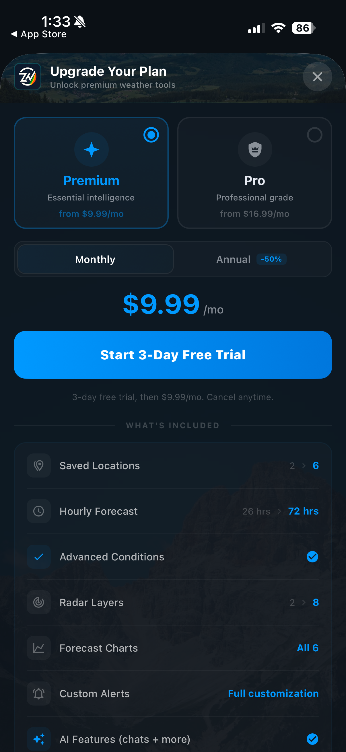 ZoneWatch – Radar & Forecast
