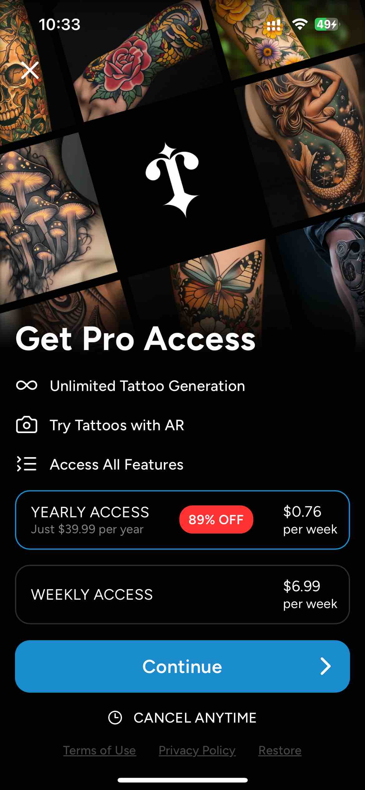 AI Tattoo Generator - InkLab