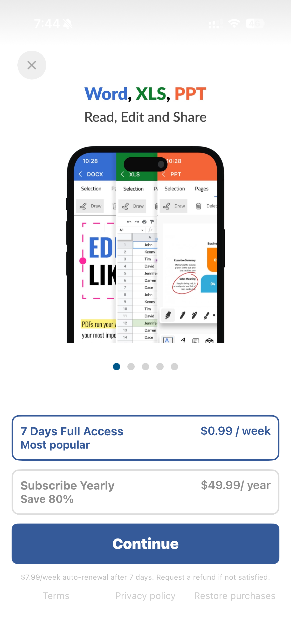 Word Editor: Docs & Docx Files