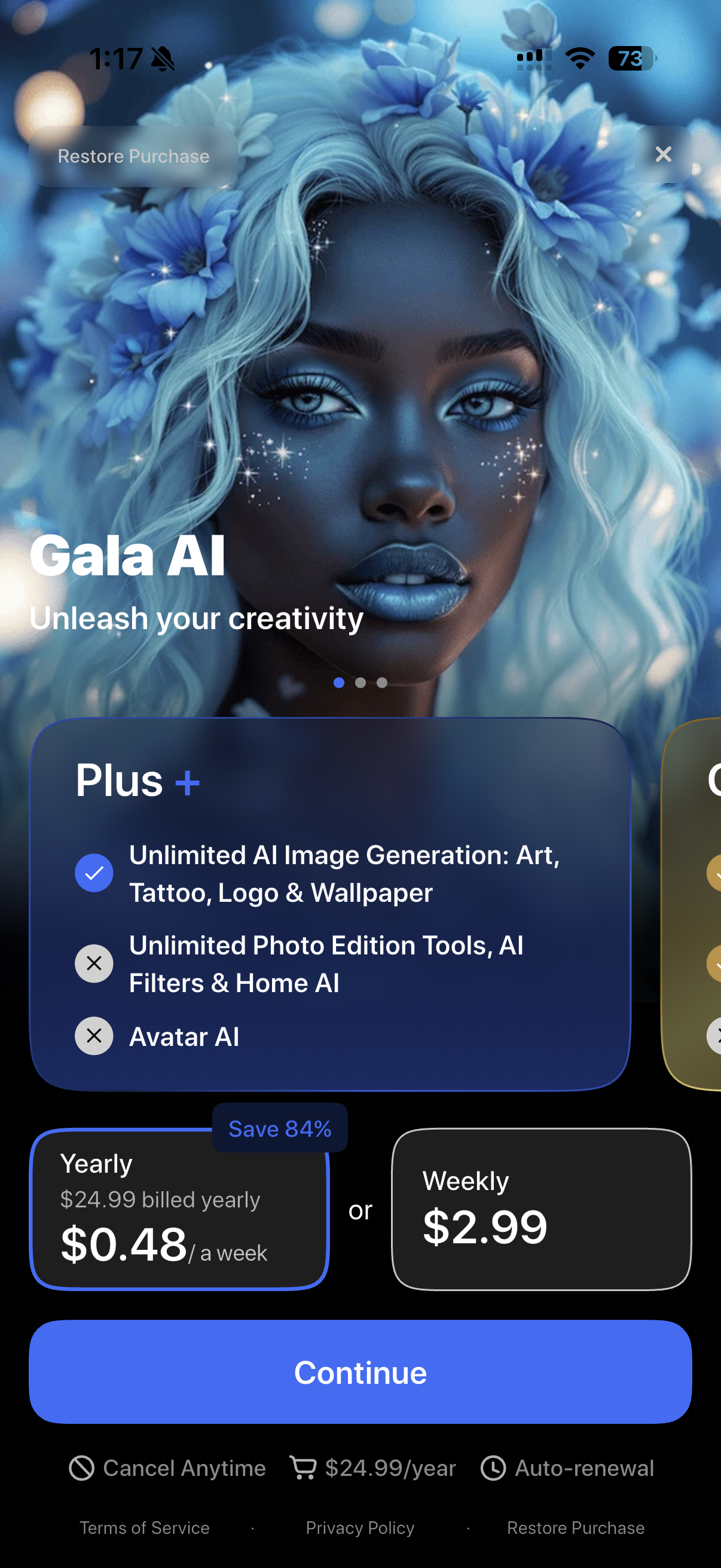 AI Art & Image Generator: Gala