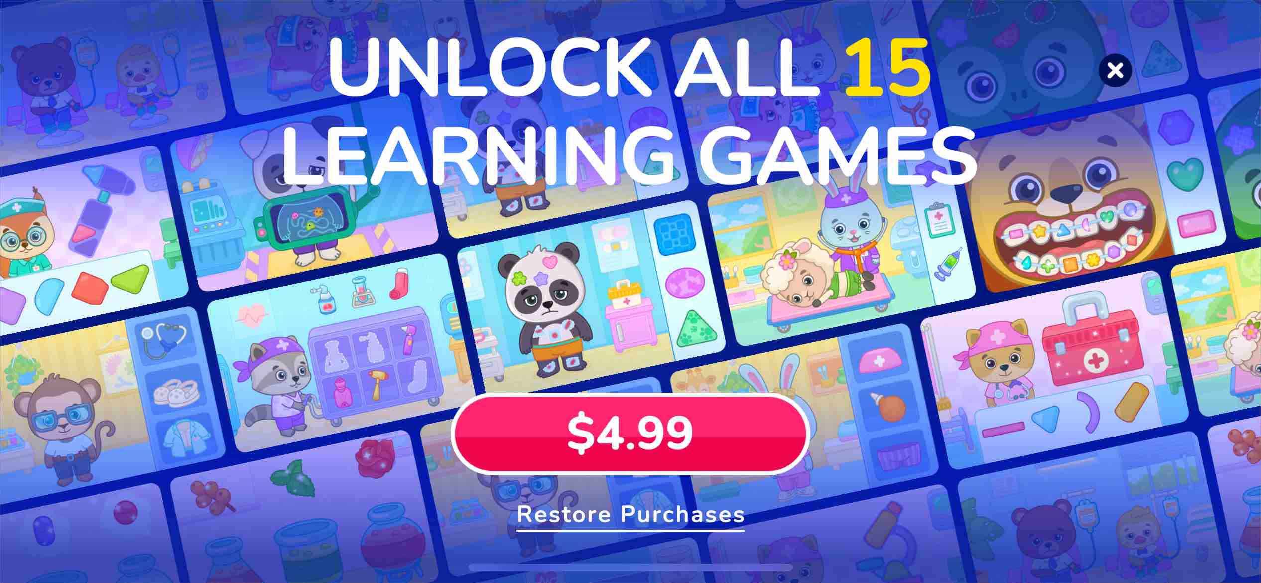 Kids doctor games: hospital 3+
