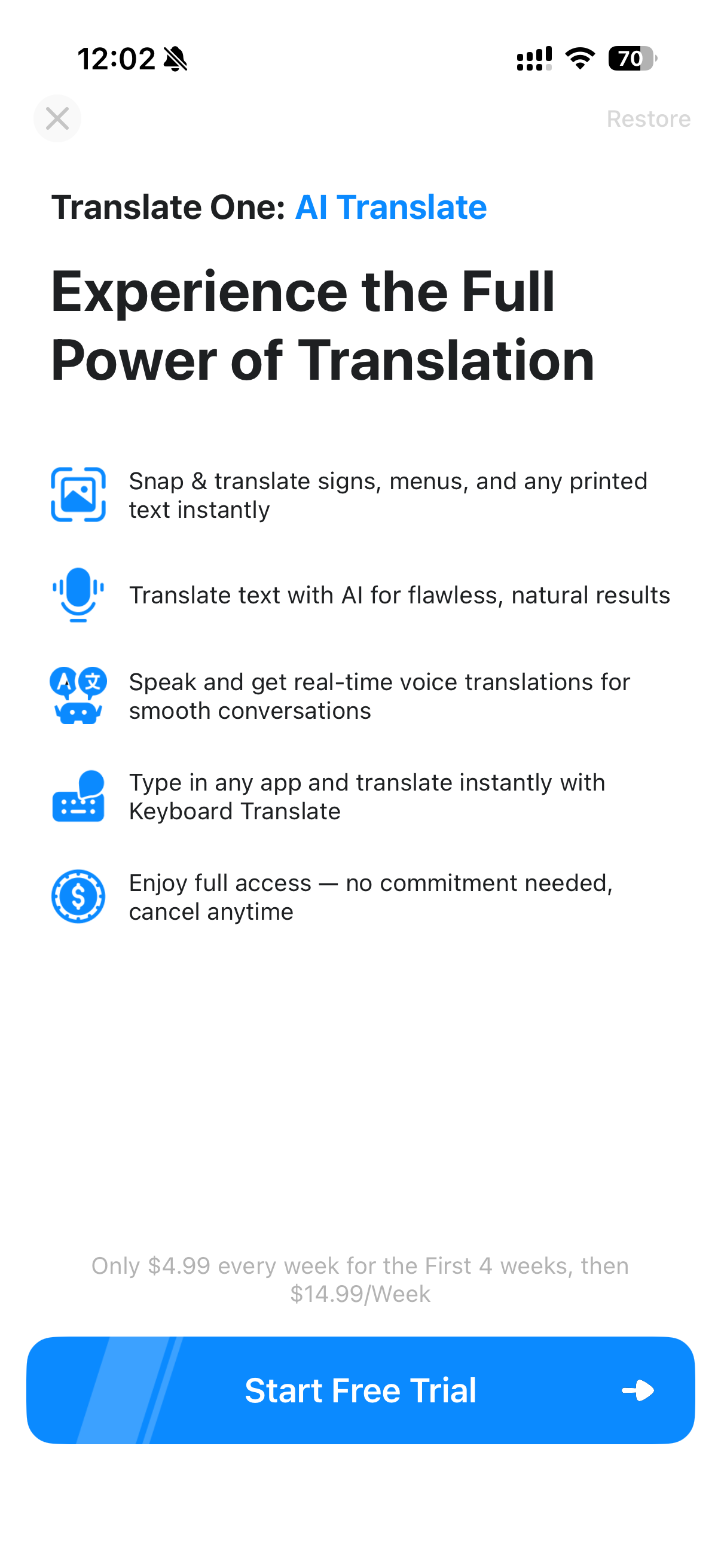 Translate Go: AI Translator