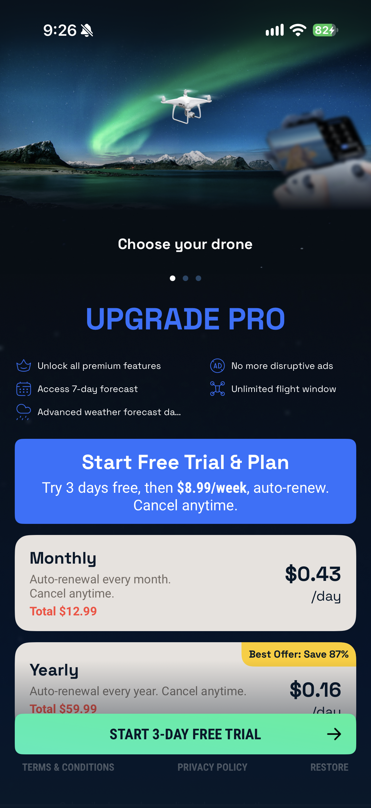 Drone UAV Fly Forecast: AirMap