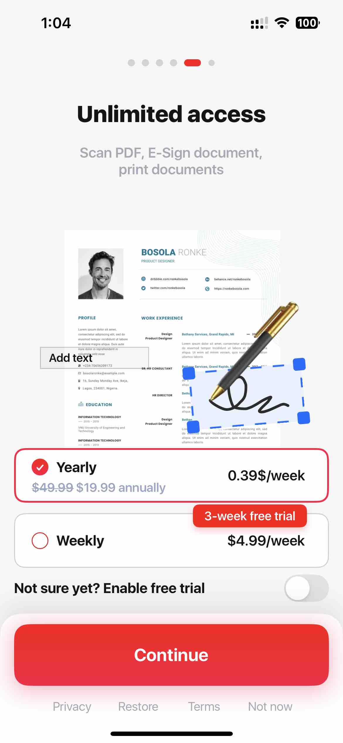 PDF Scanner: Document Scan.