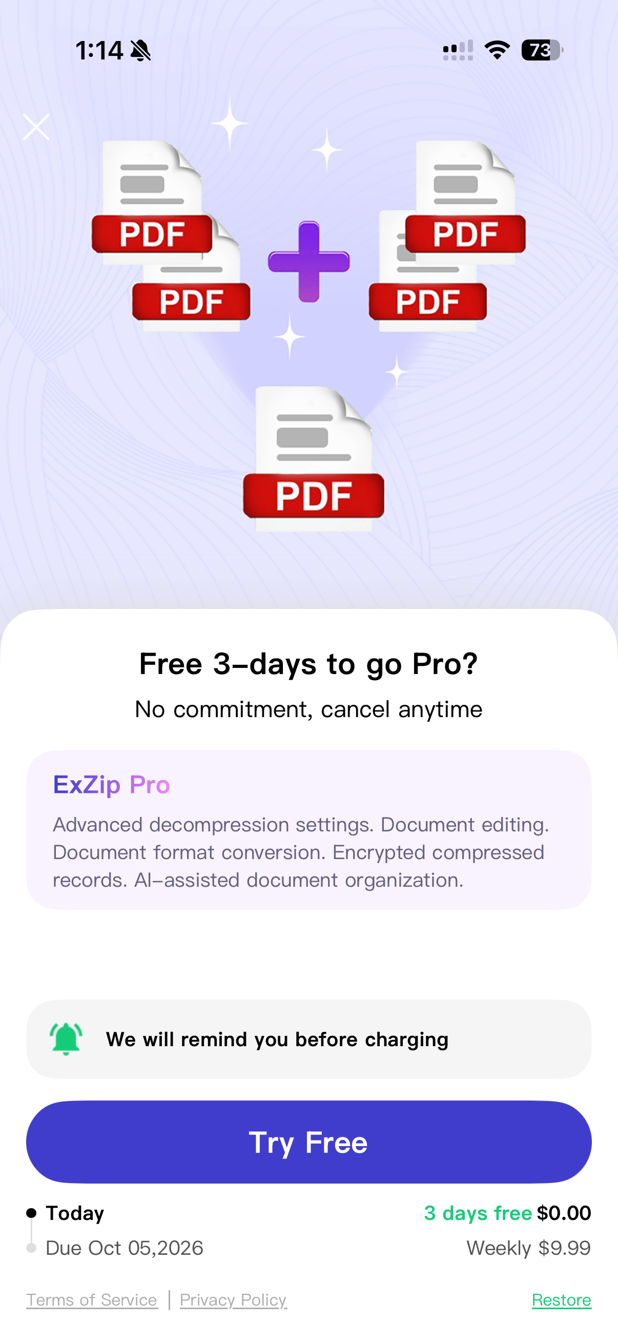 Zip, RAR, 7z File Extractor