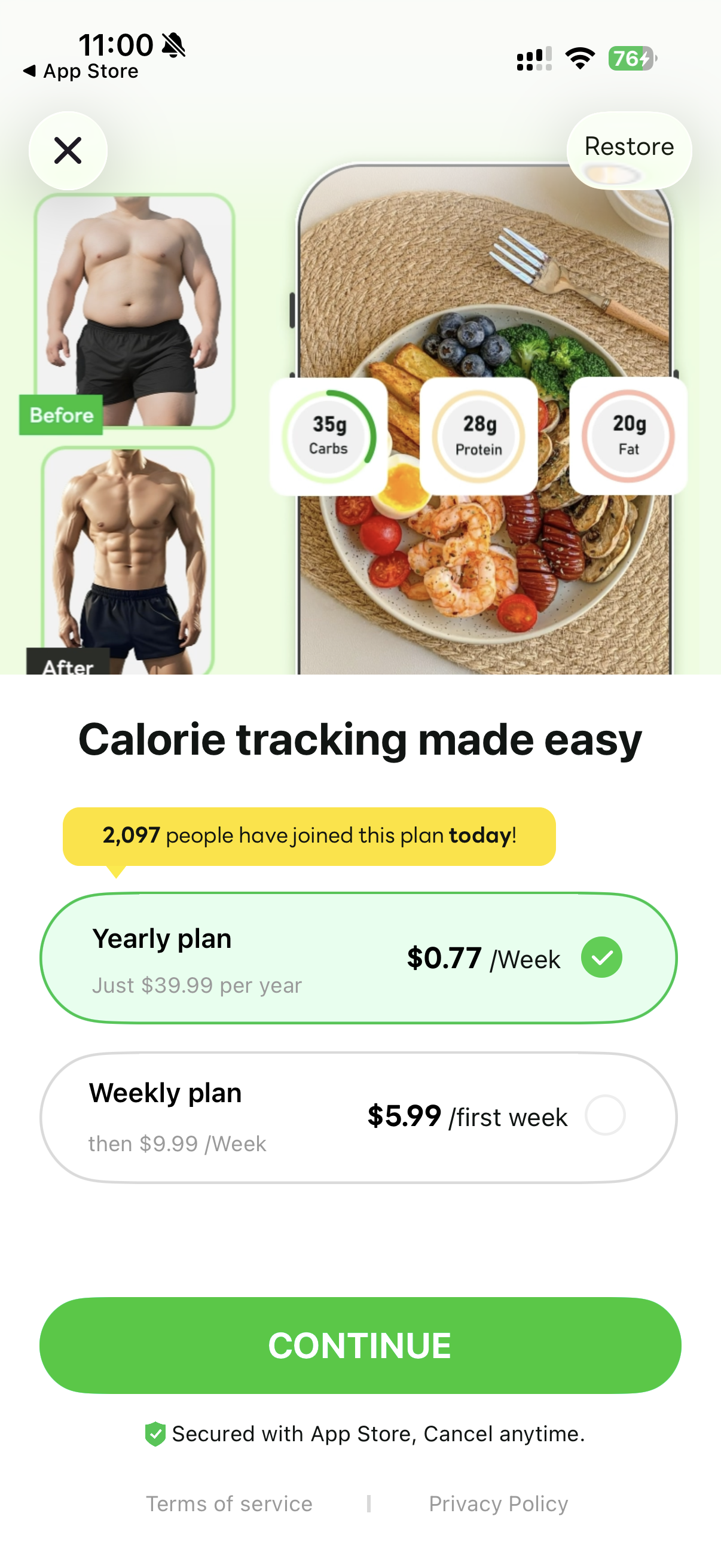 AI Calorie Tracker:FoodPilot