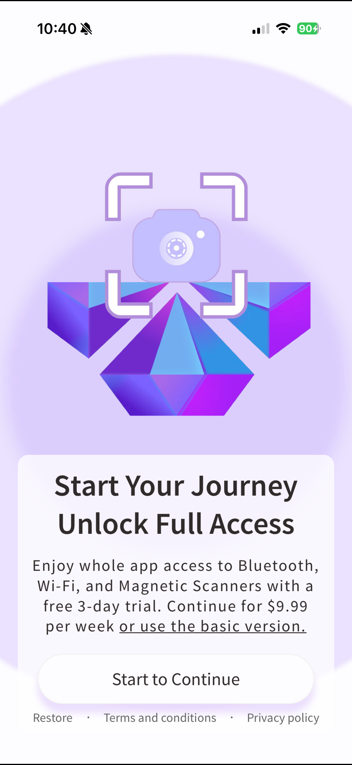 Unseen Device Analyzer Scanner