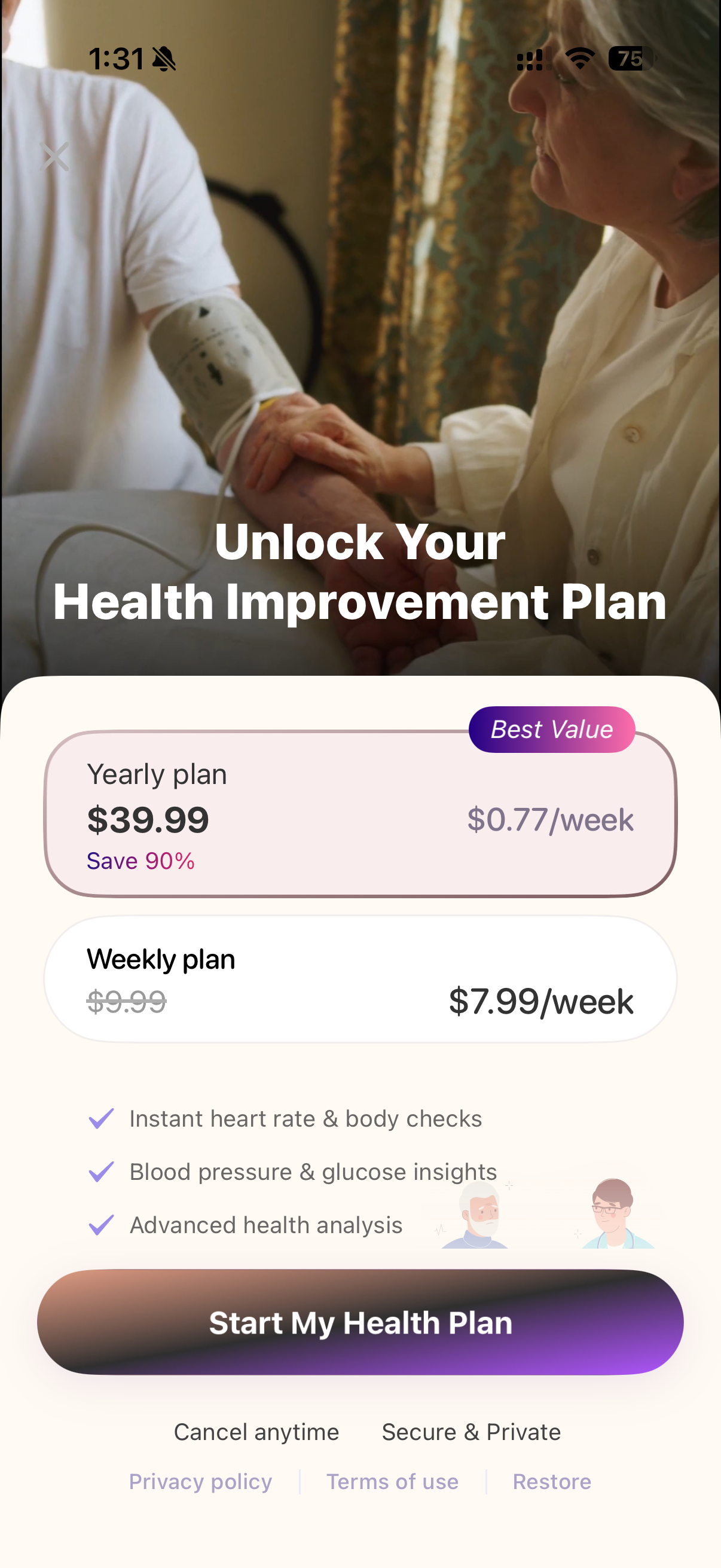 Health Monitor: Sugar & BP