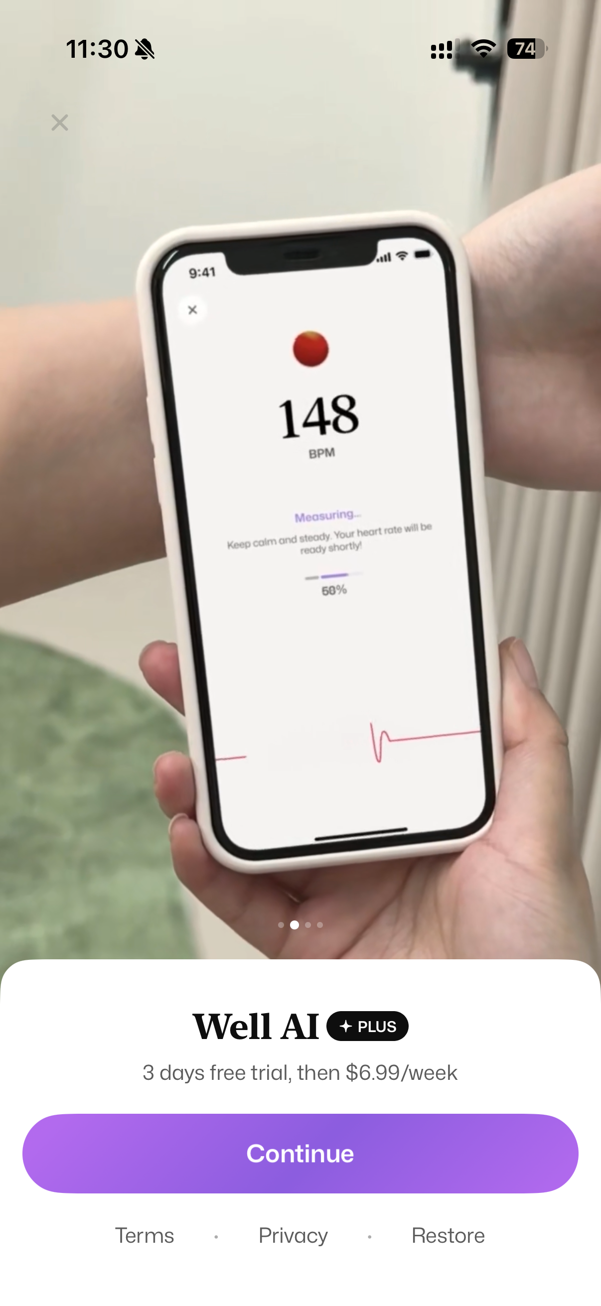 Well AI: Improve Well-being