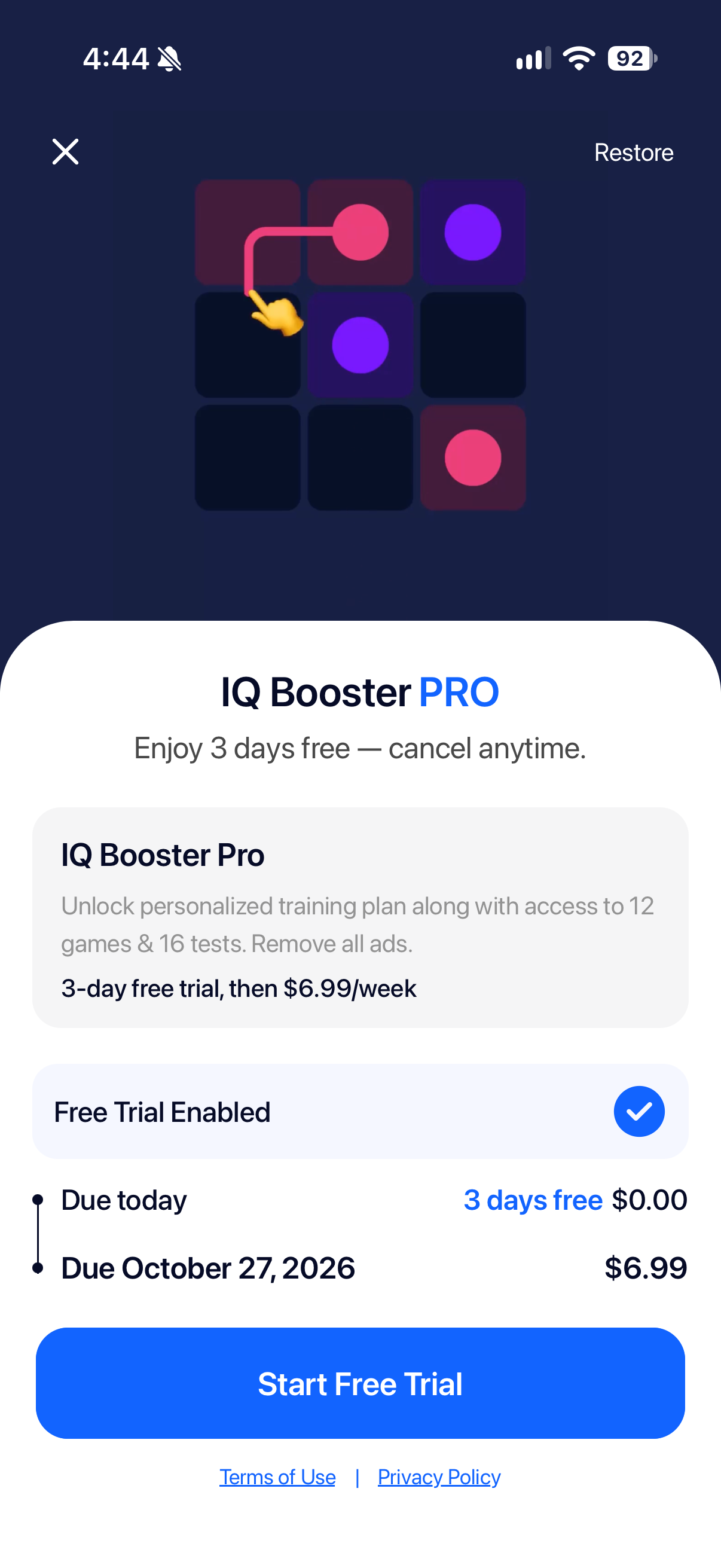 IQ Booster: Brain Games & Test