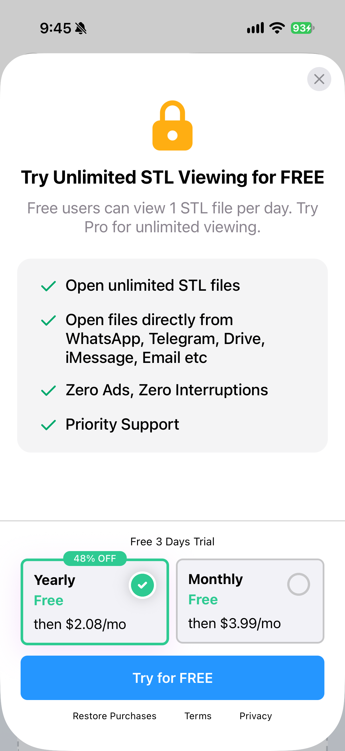 STL File Viewer Pro