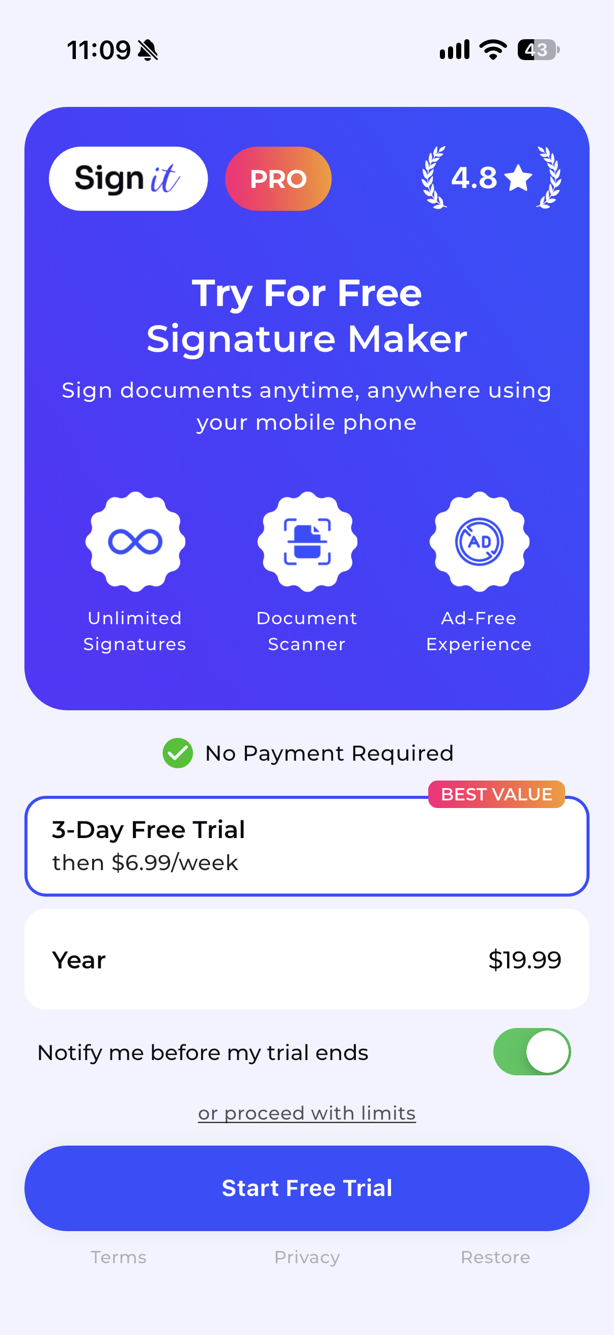 Sign Documents: PDF Signature