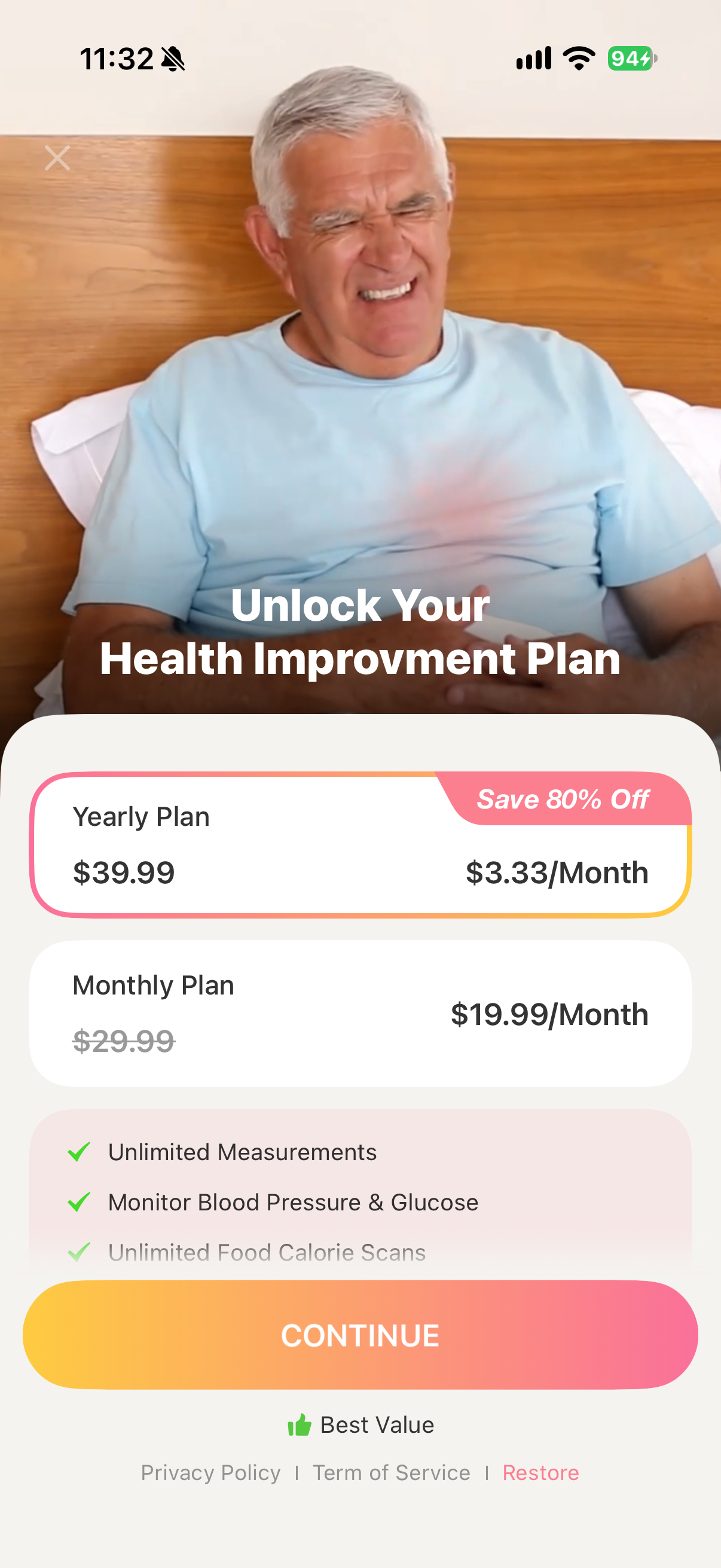 Health Scan: Heart & Sugar