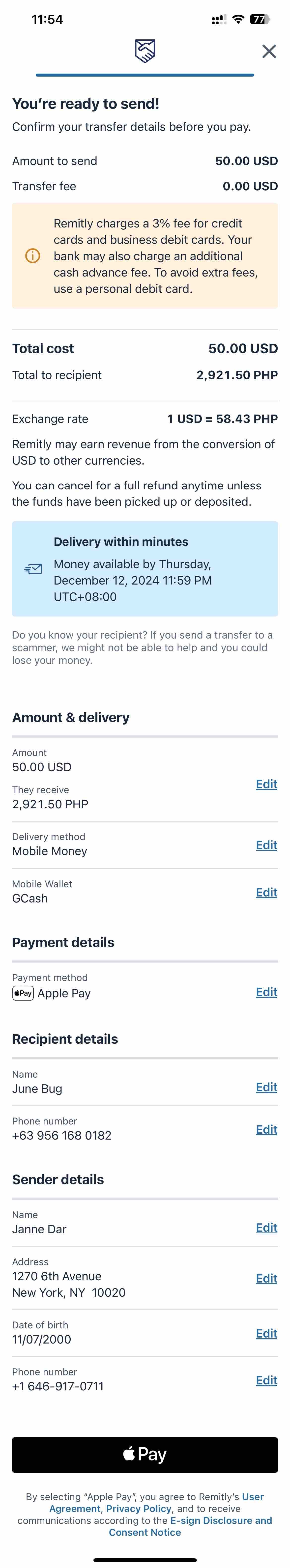 Remitly: Send money & transfer