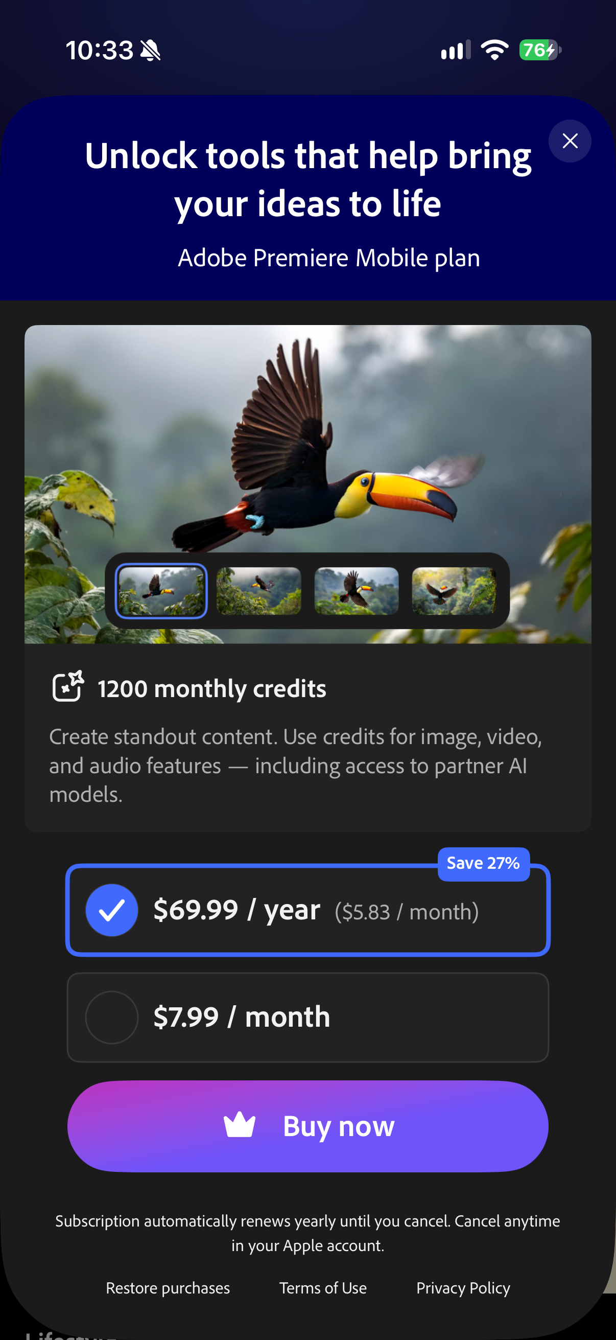 Adobe Premiere AI Video Editor