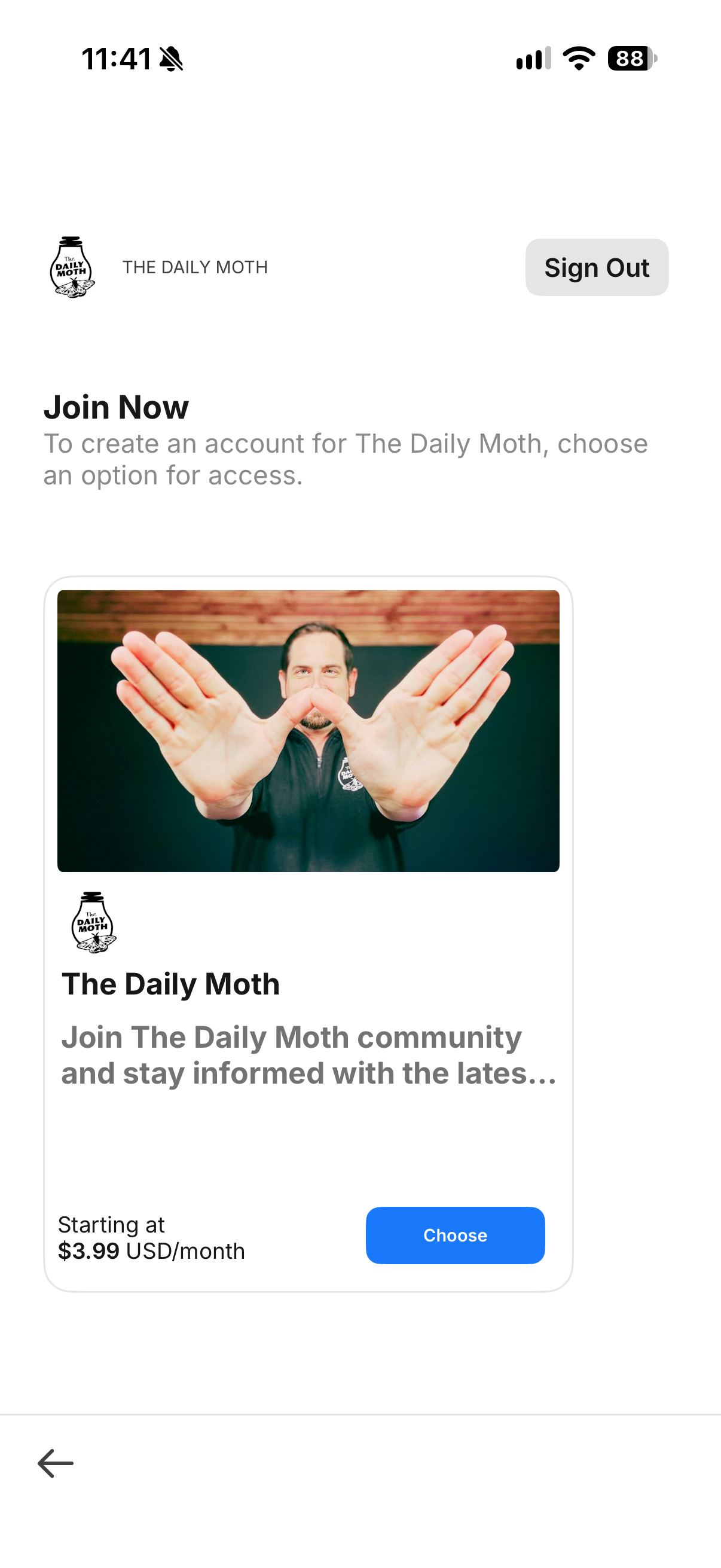 The Daily Moth