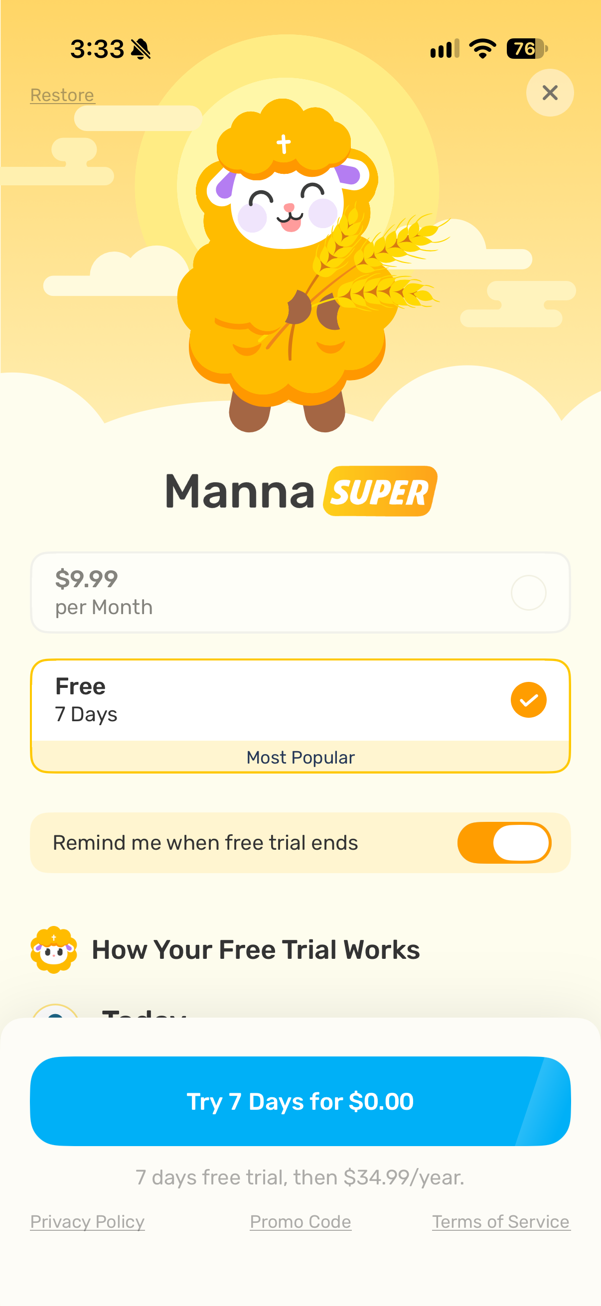 Bible Study - Manna