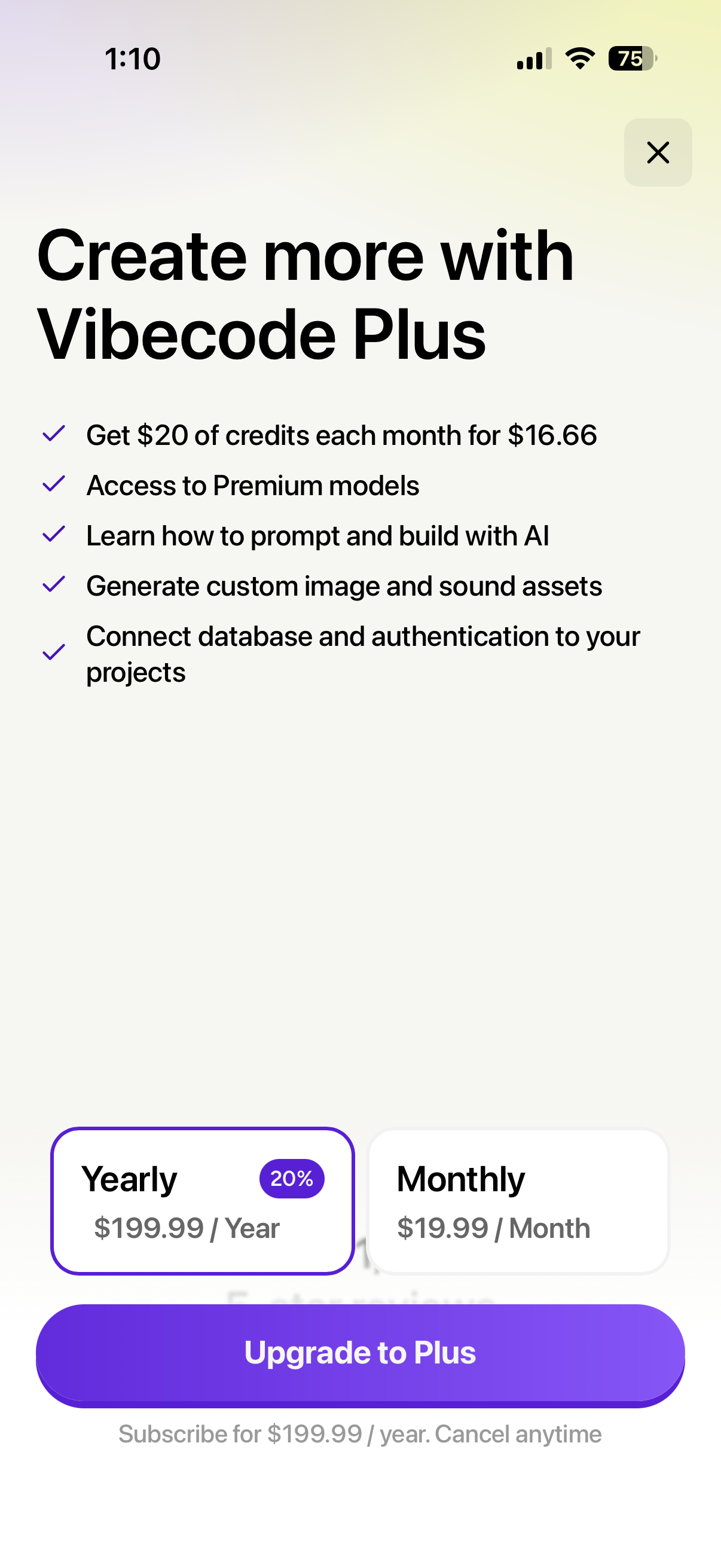 Vibecode - AI App Builder