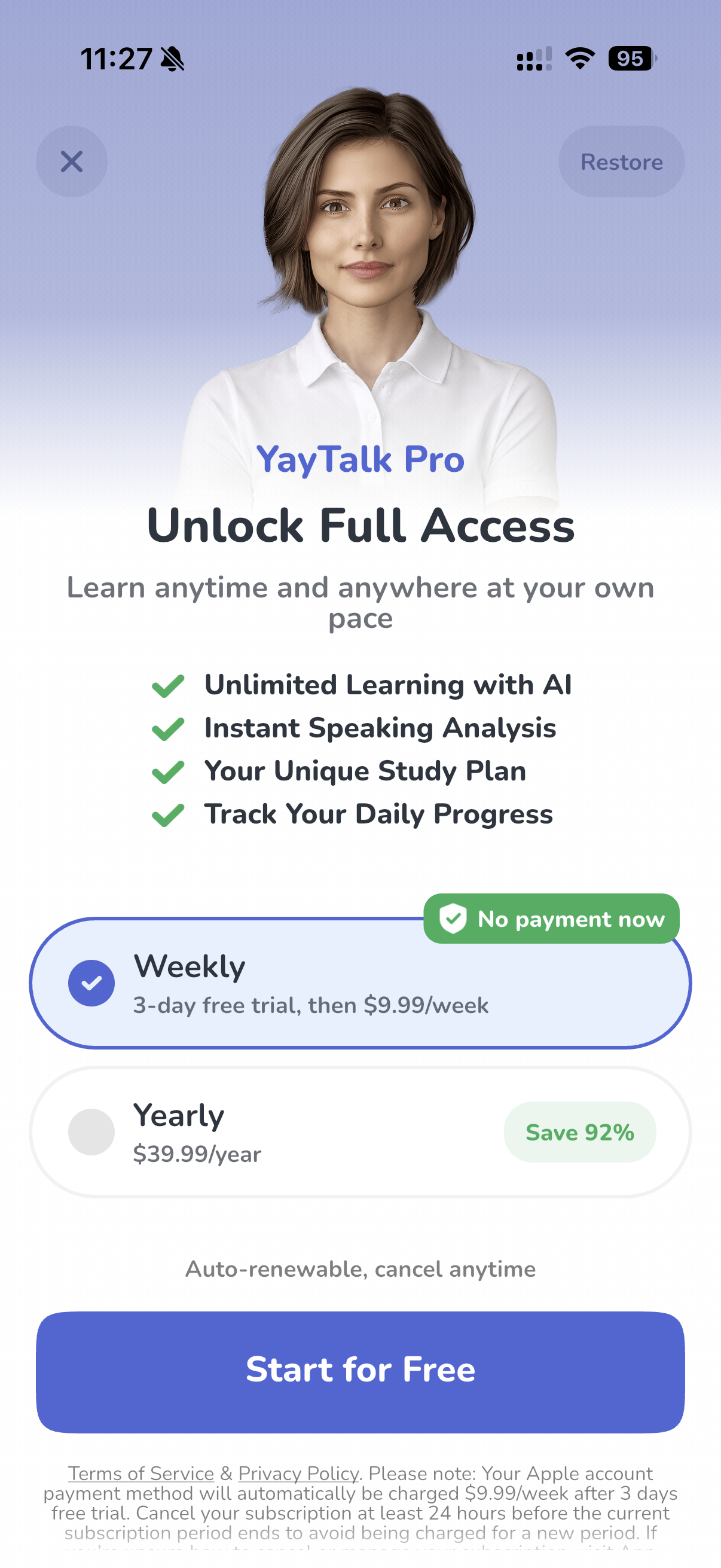 YayTalk: Learn & Speak English