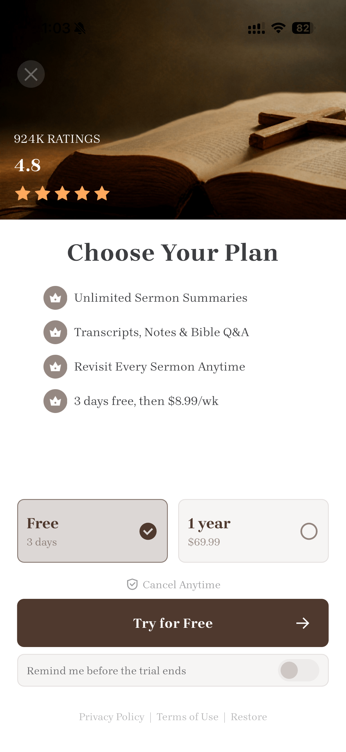 Bible Note: Sermon Notes