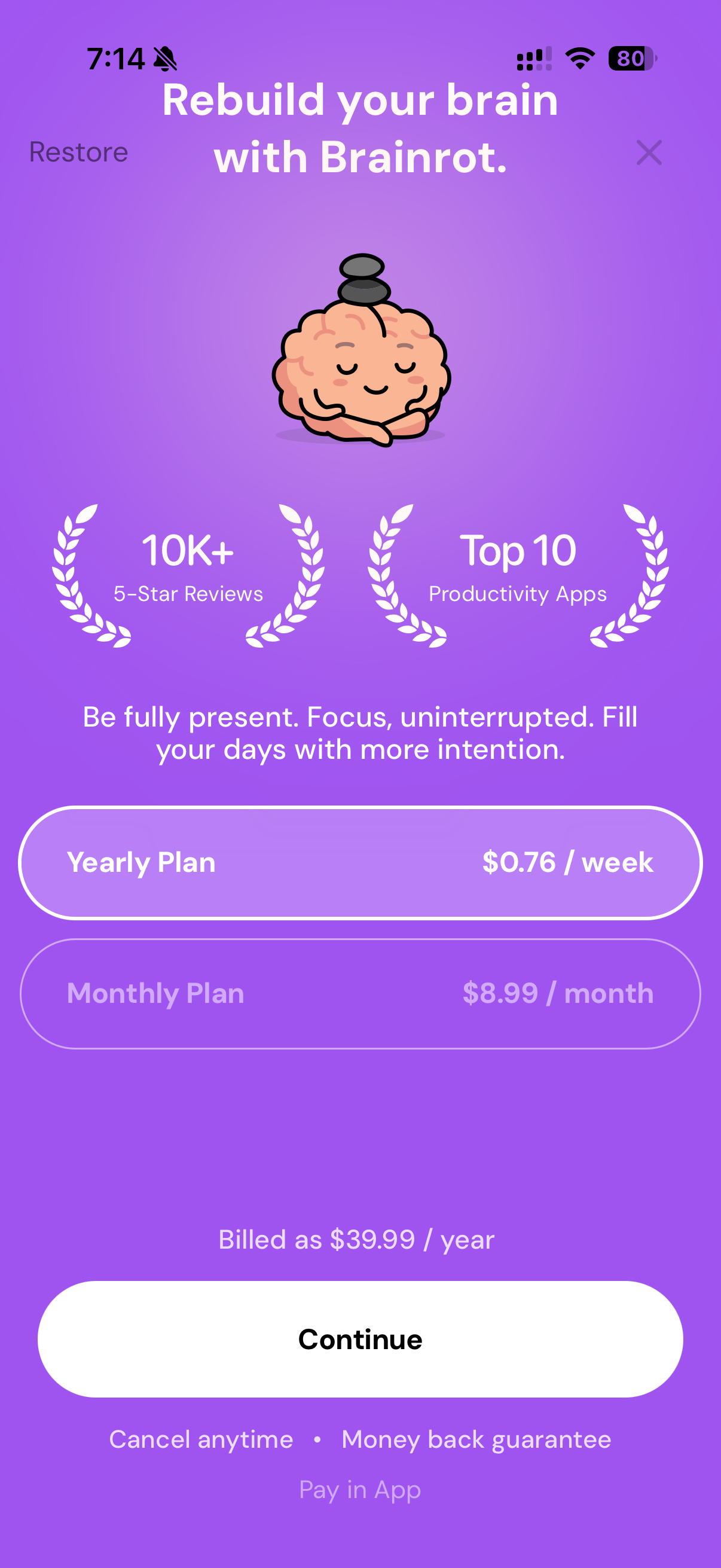 Brainrot: Screen Time Control
