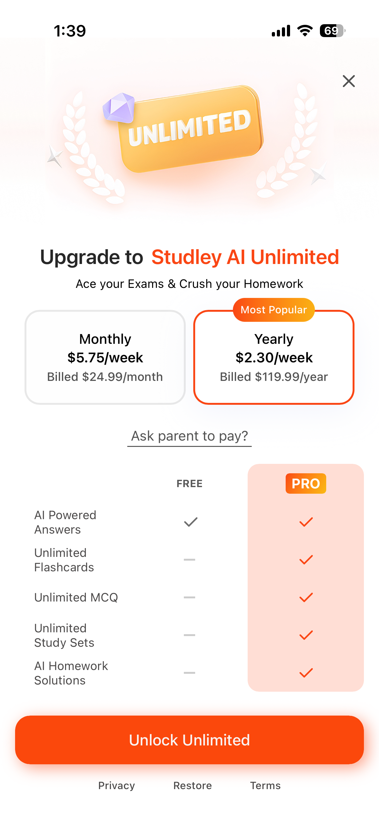 Studley AI: Notes & Flashcards