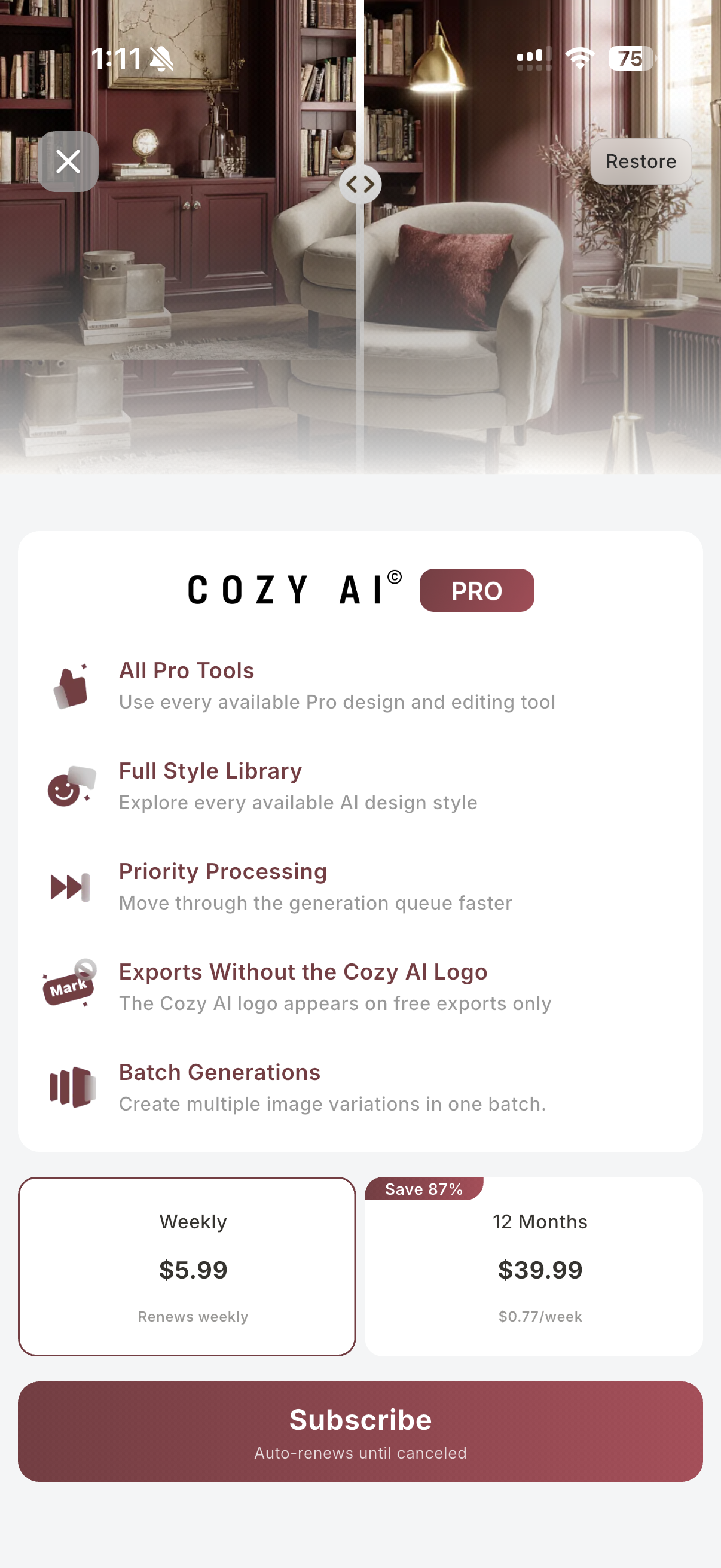 CozyAI - AI Home Design