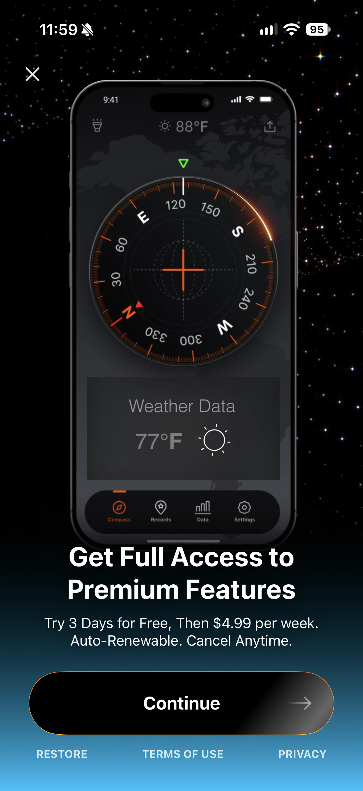 Compass & Coordinates Locator
