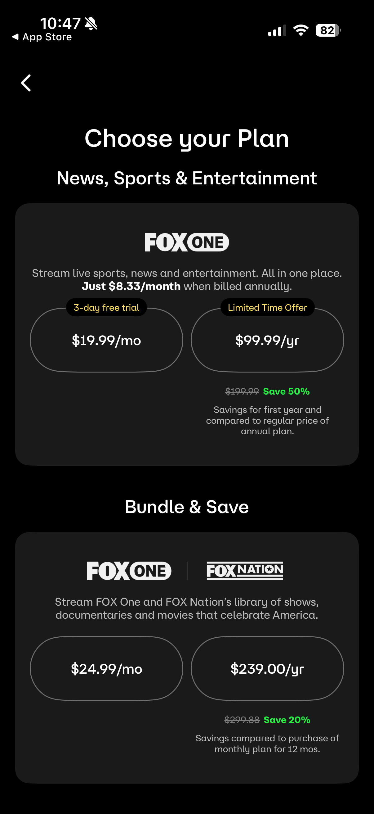 FOX One: Live News, Sports, TV
