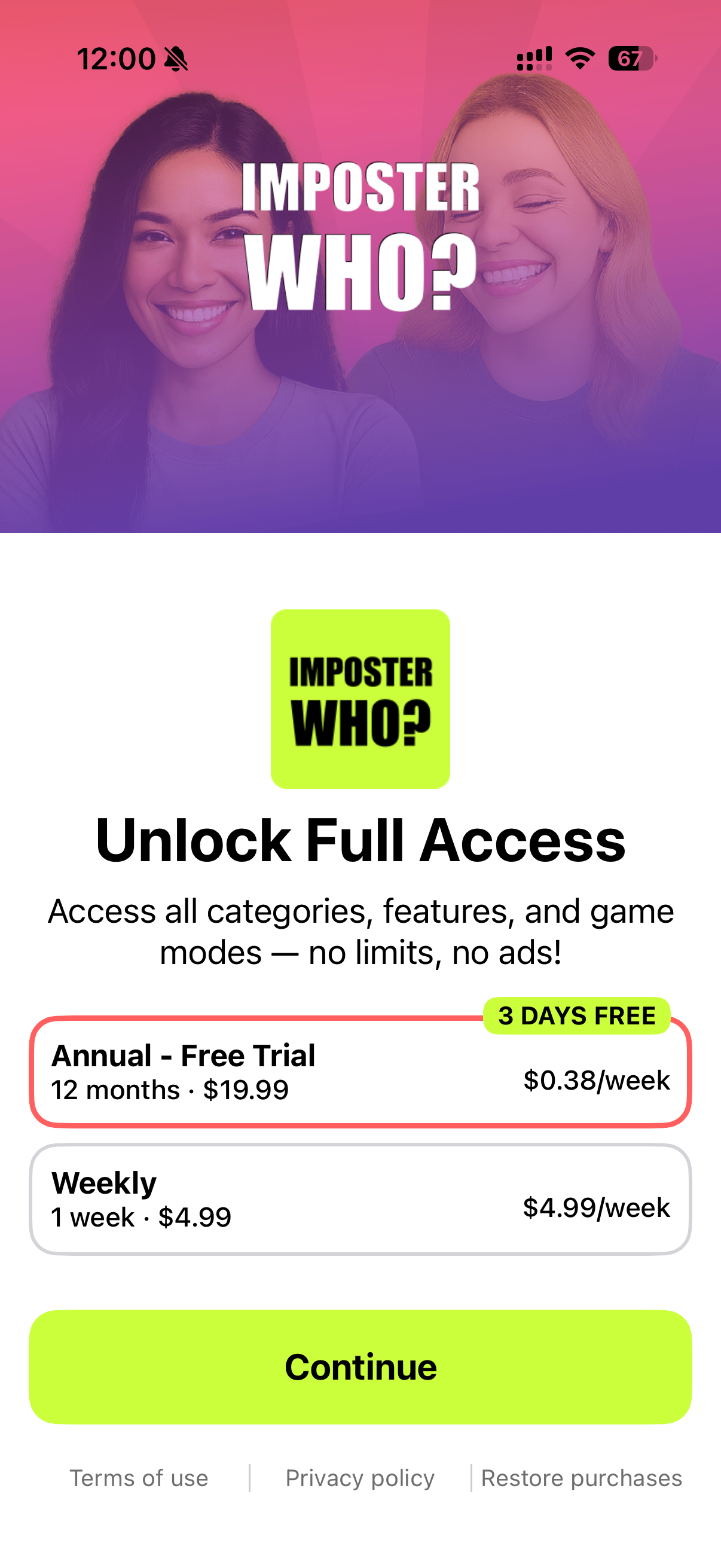 Imposter Who? - Word Game