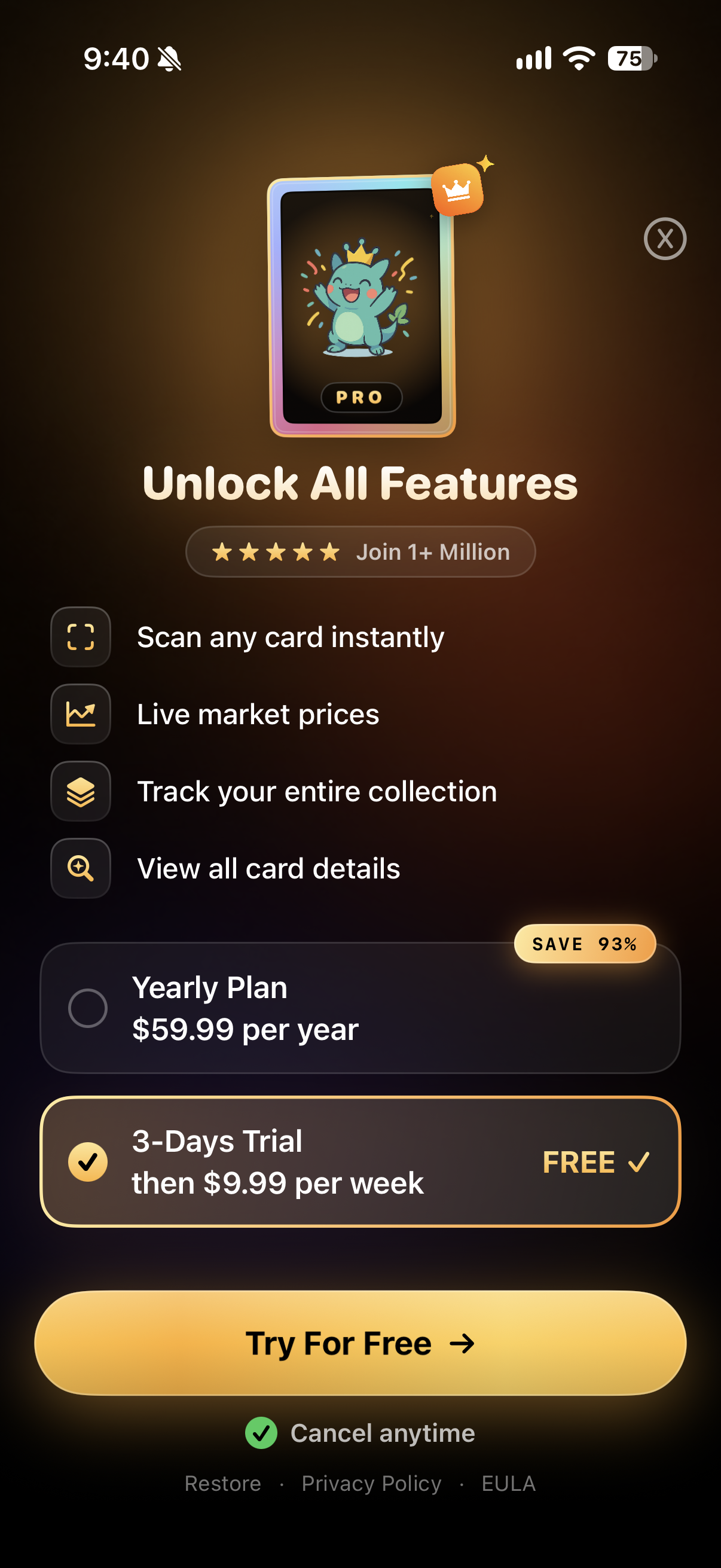 TCG Card Scanner & Collector