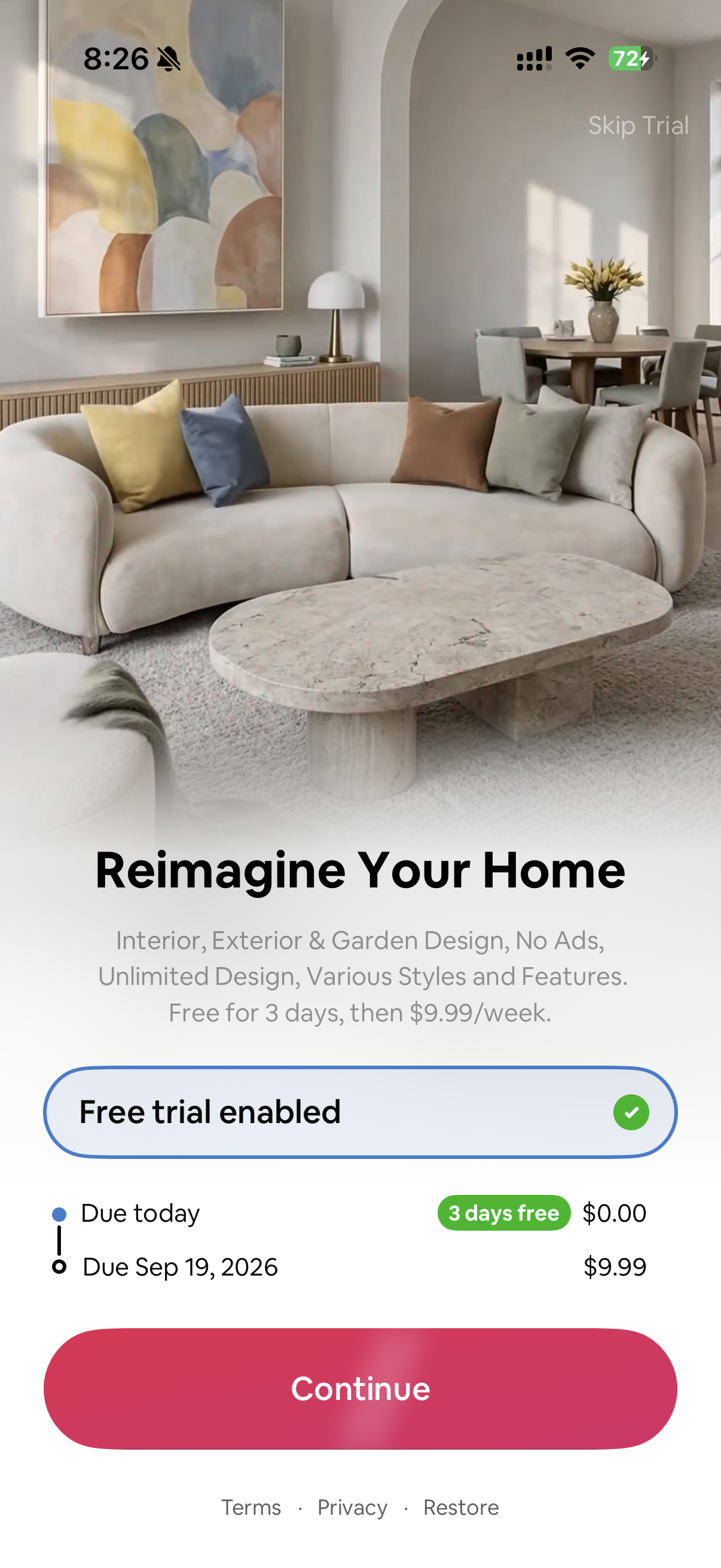AI Home Decor-Interior Design