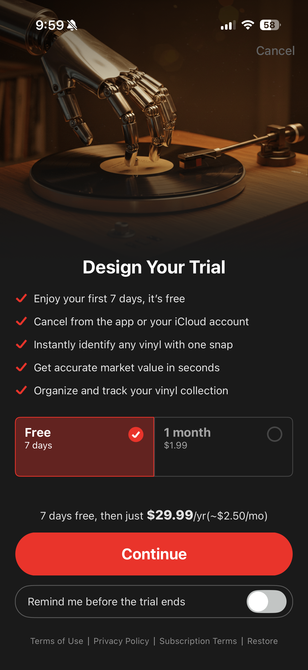 VinylSnap: Scan & Value Record