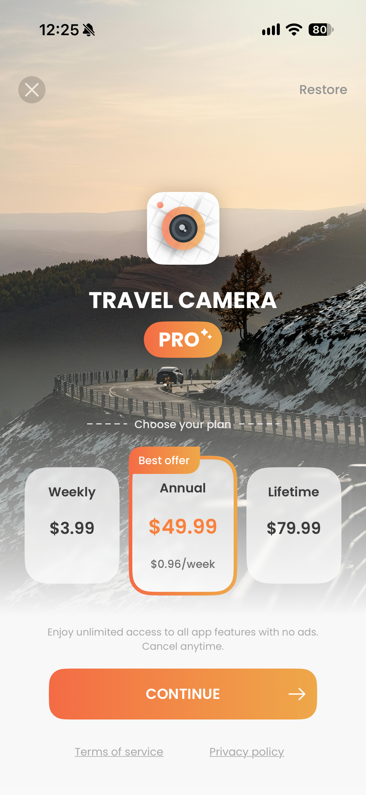 Travel Camera & Compass