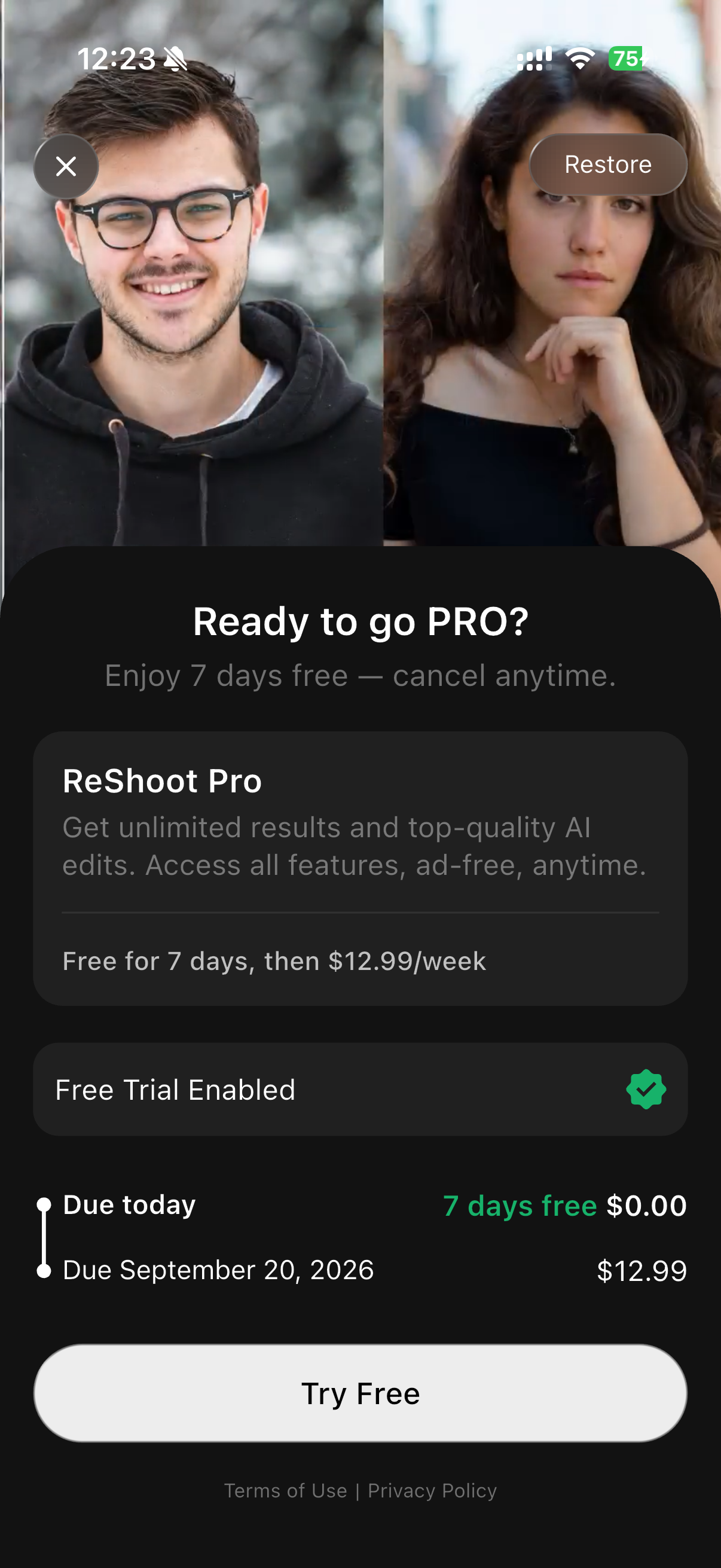 ReShoot: AI Photos & Edits