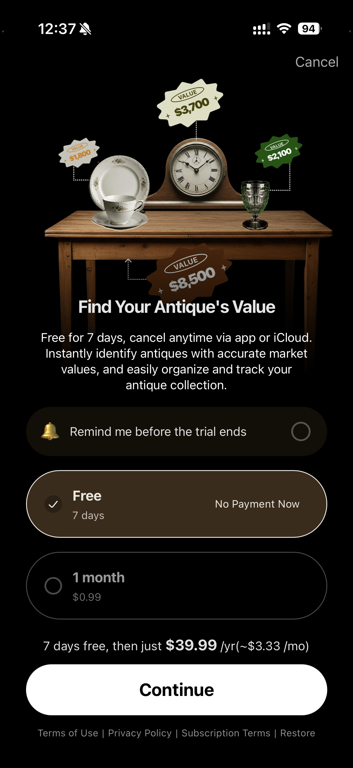 AntiqSnap: Antique Identifier