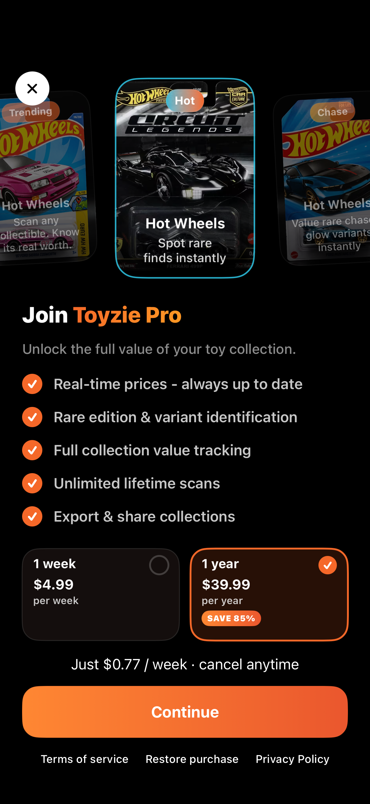 Toyzie AI: Toy Value Scanner
