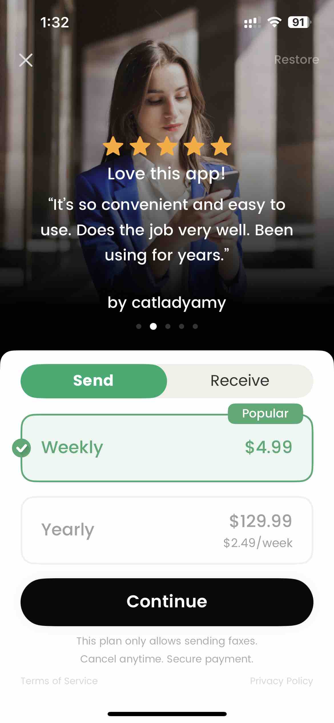 FaxFree - Send Fax From iPhone