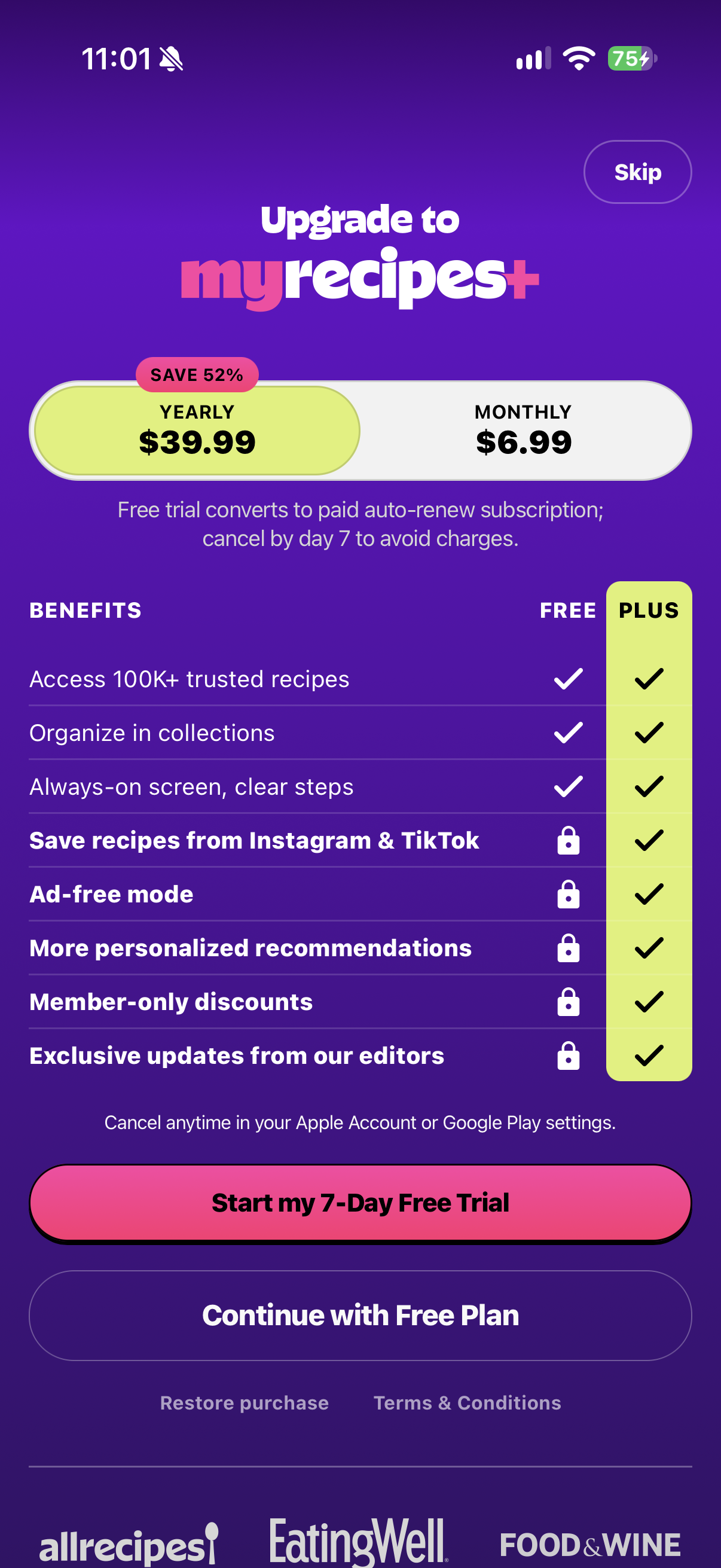 MyRecipes