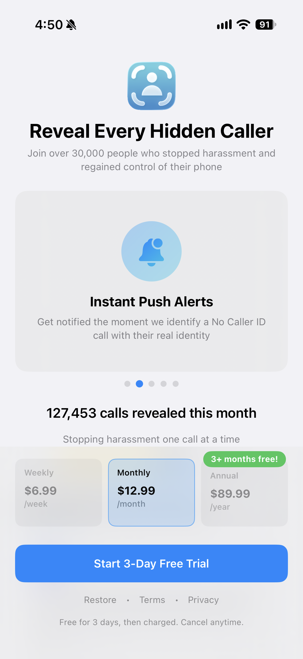 Traceback: Reveal No Caller ID
