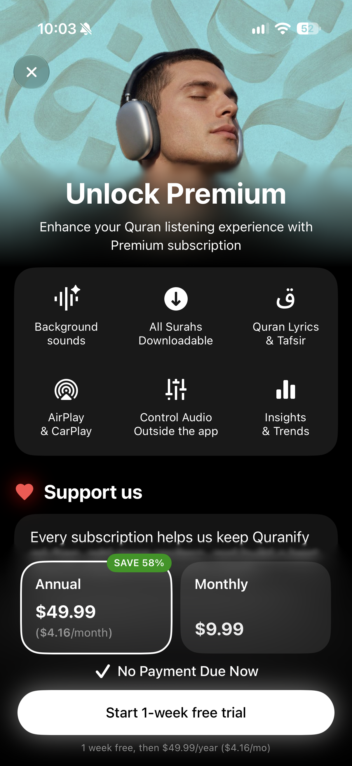 Quranify: Quran Audio Player