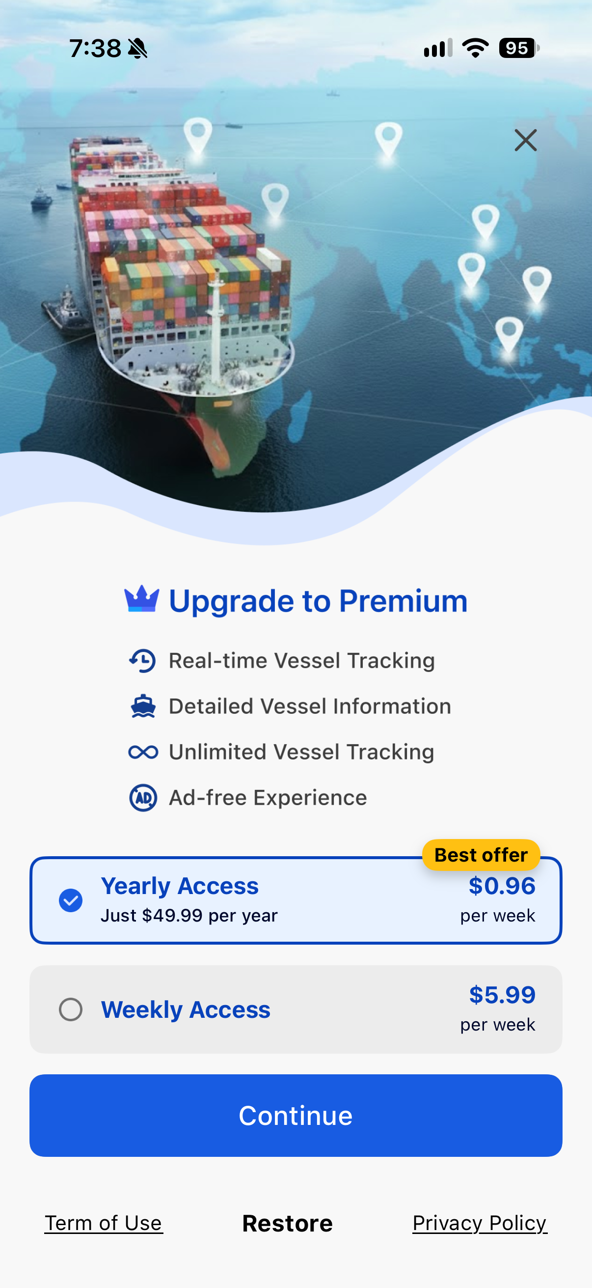Marine Traffic Vessel Finder