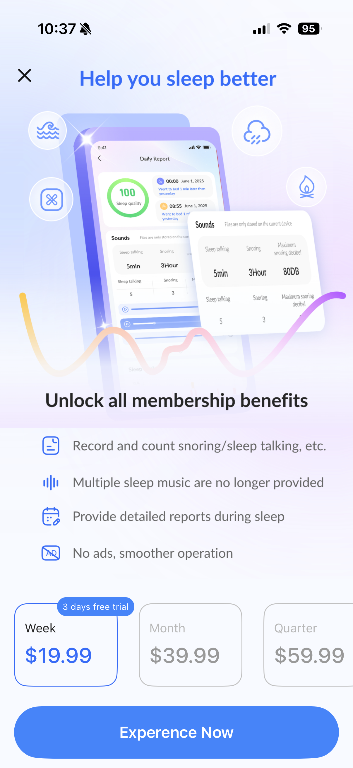 Sleep Aid: Sounds & Tracker