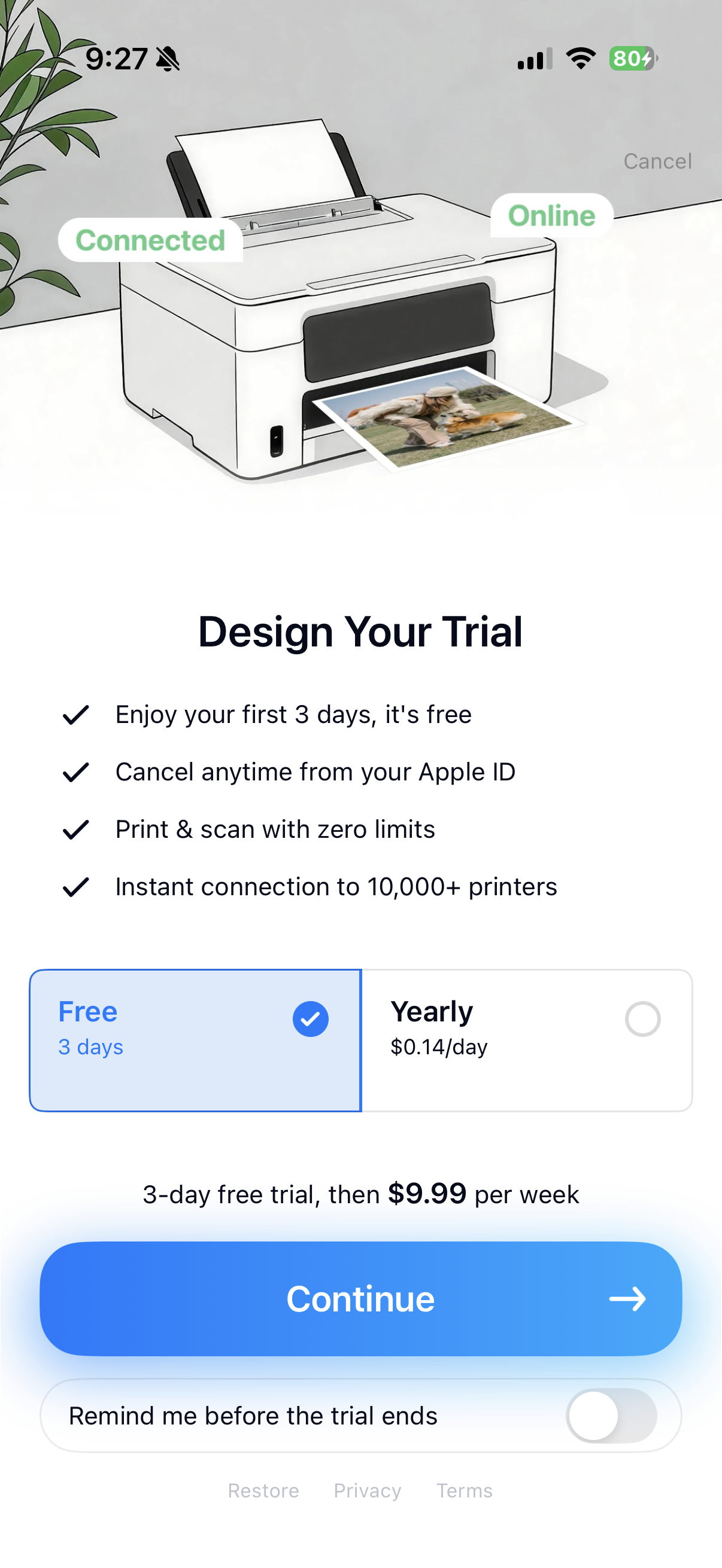 Smart Printer App℠ for HP