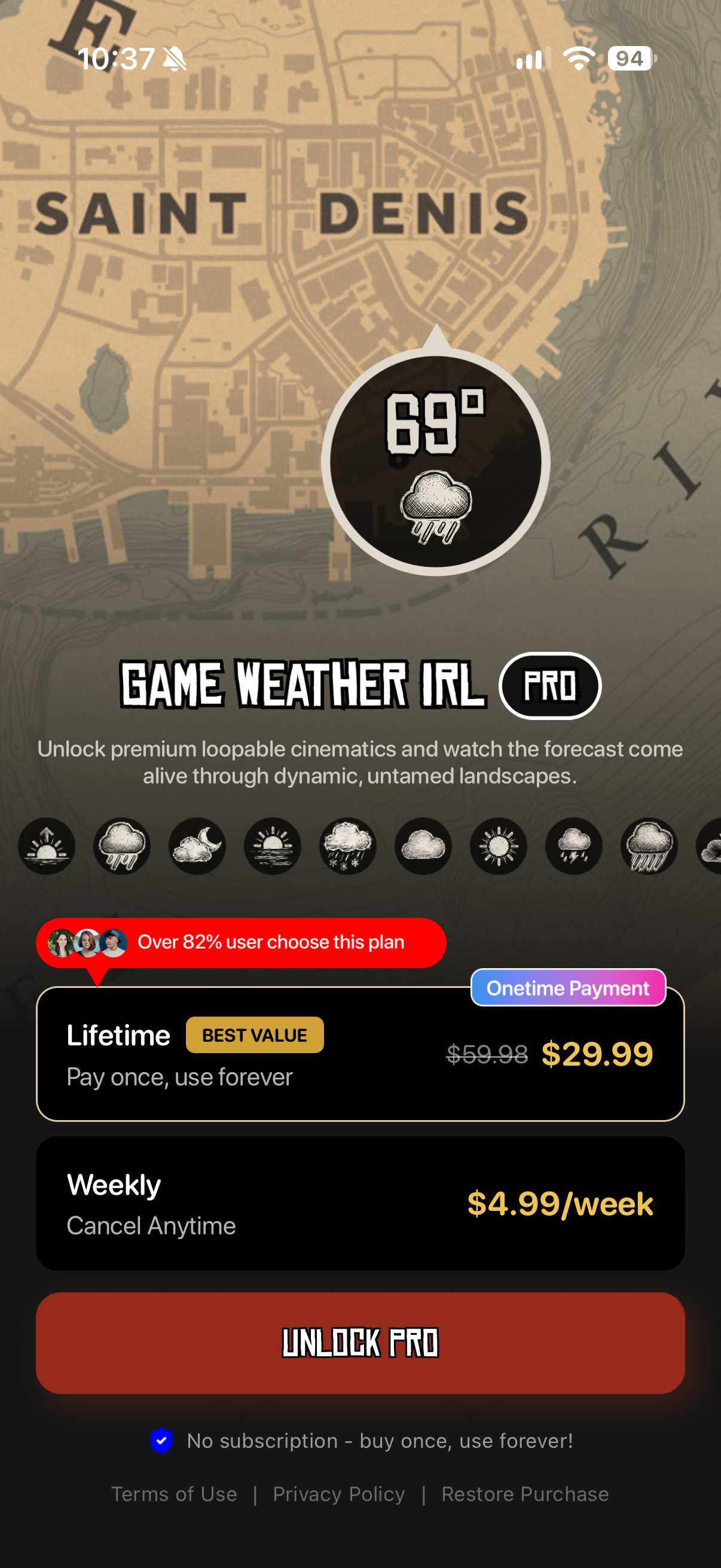 Game Weather IRL