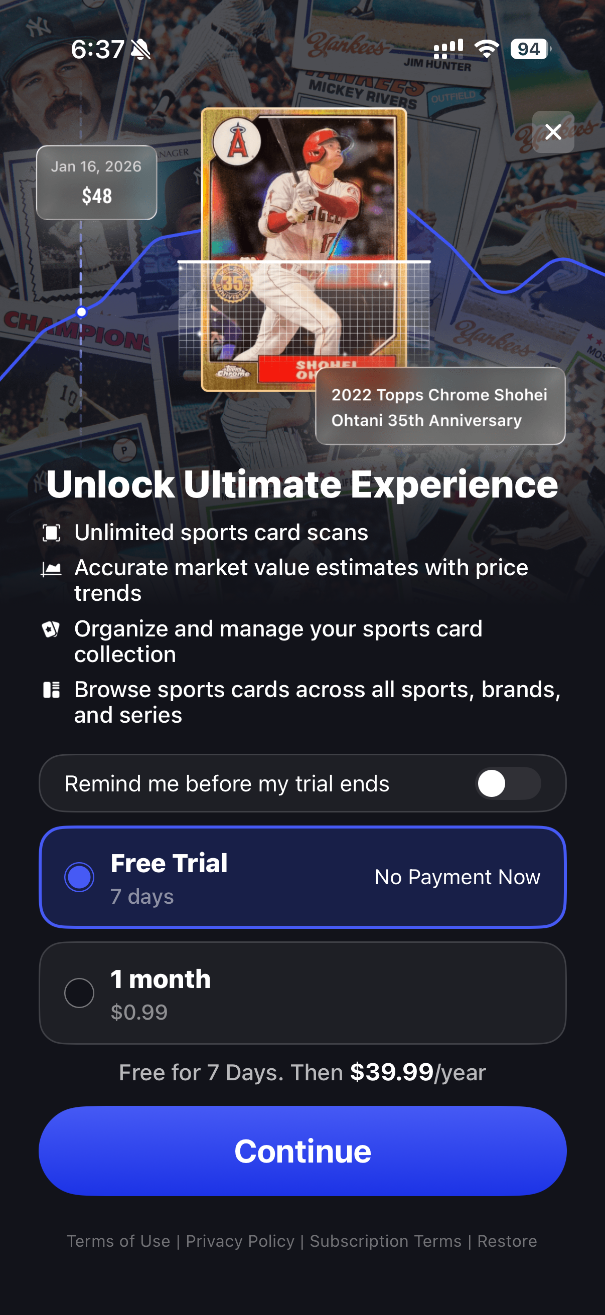 Sports Card Scanner: Spoly