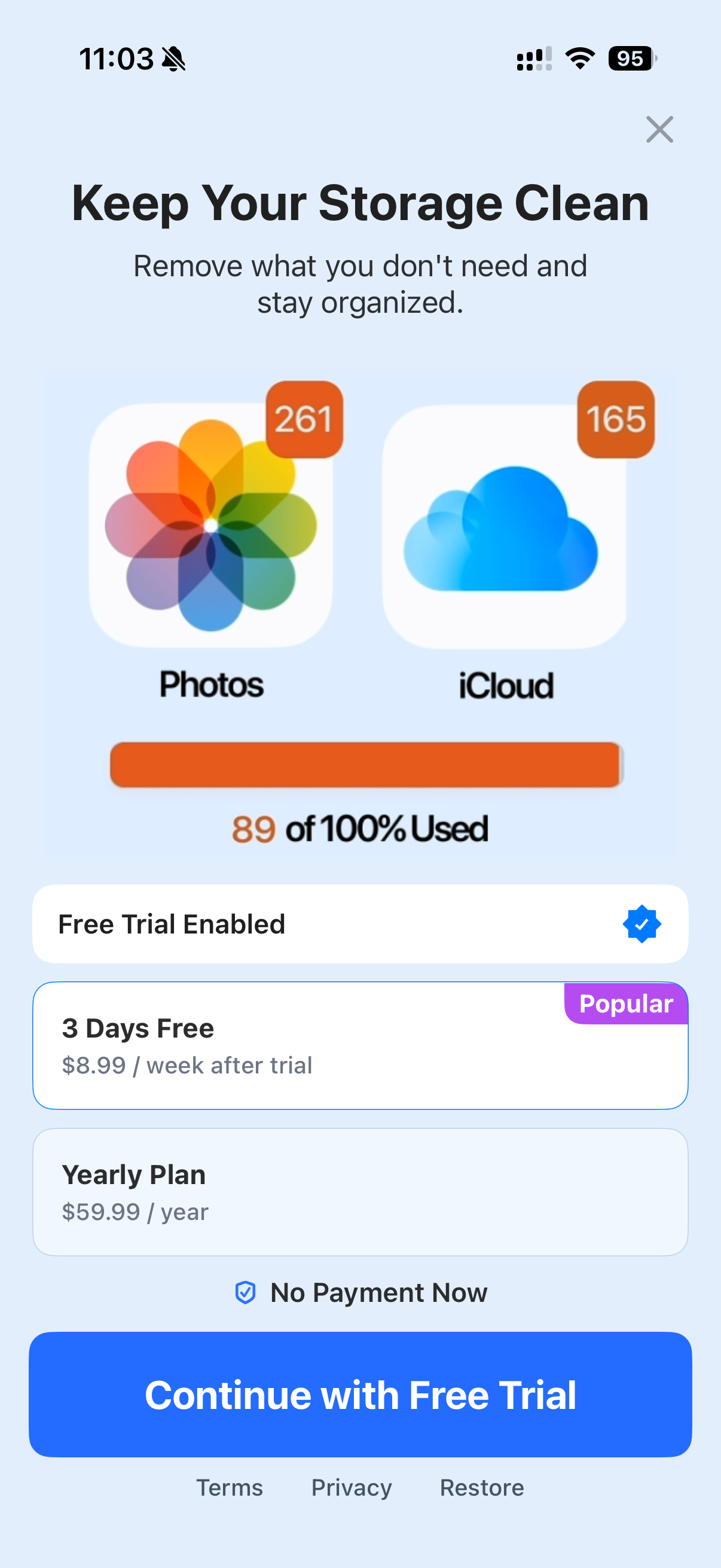 Clean Manager Storage Cleaner