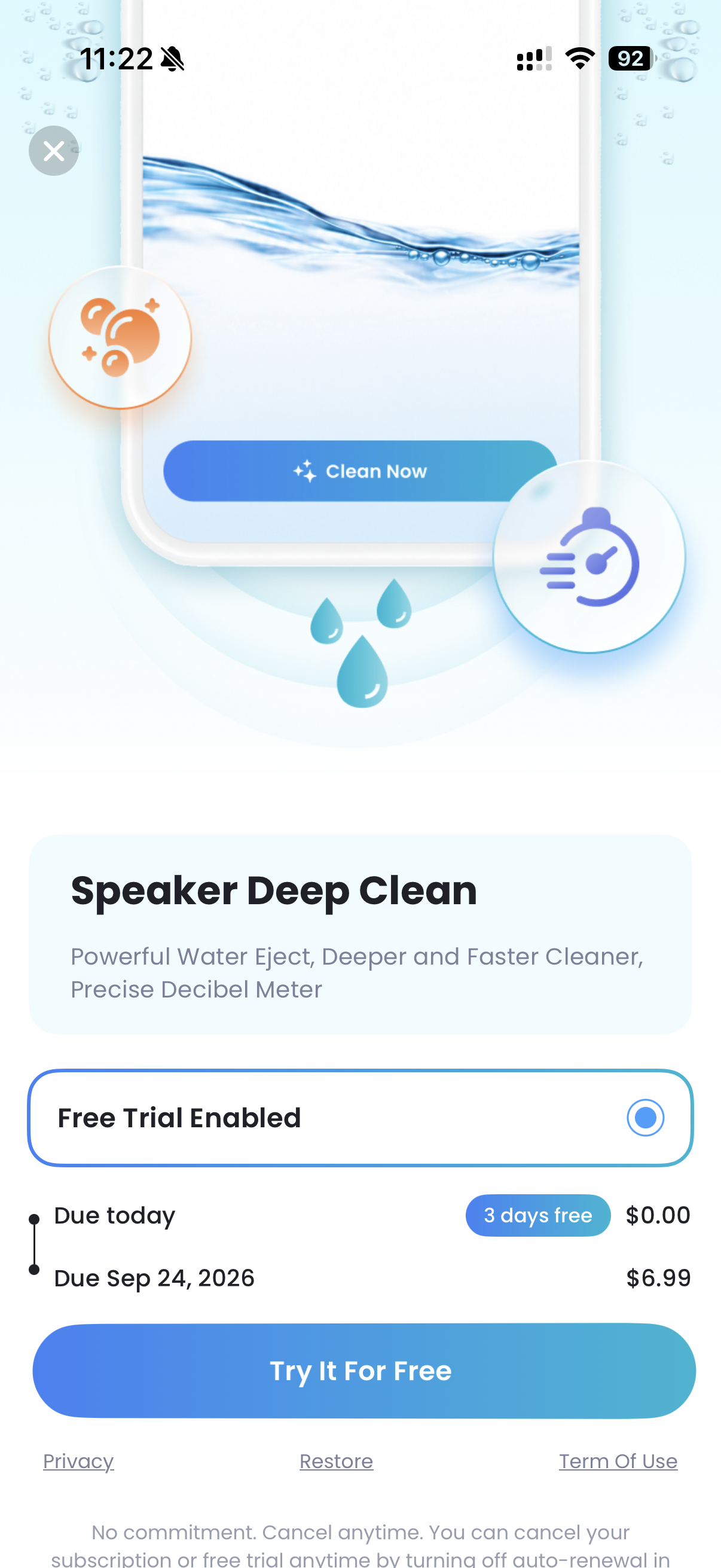 Speaker Cleaner: Eject Water